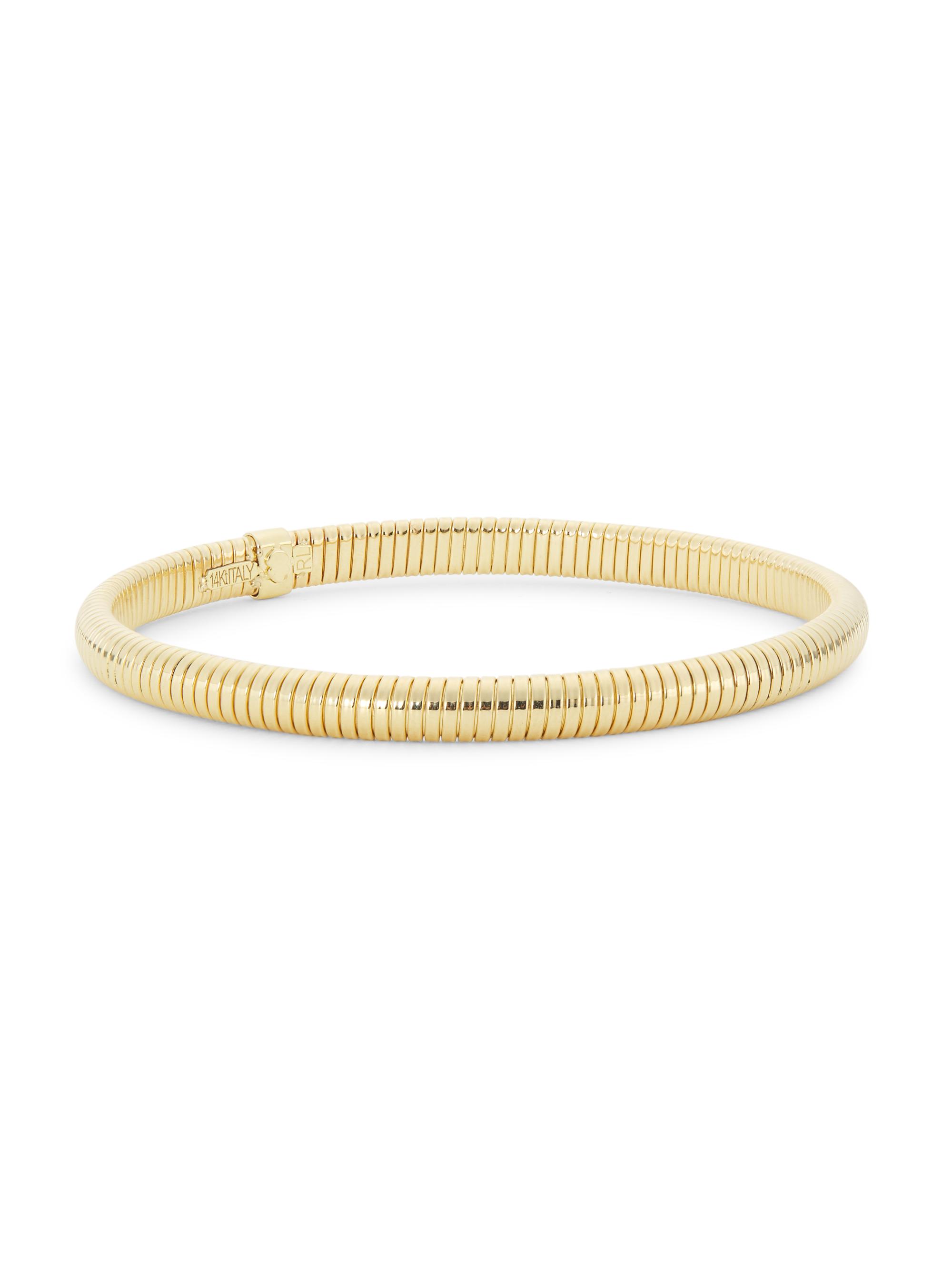 Saks Fifth Avenue Collection Women's 14K Yellow Gold Snake Chain Bracelet - Yellow