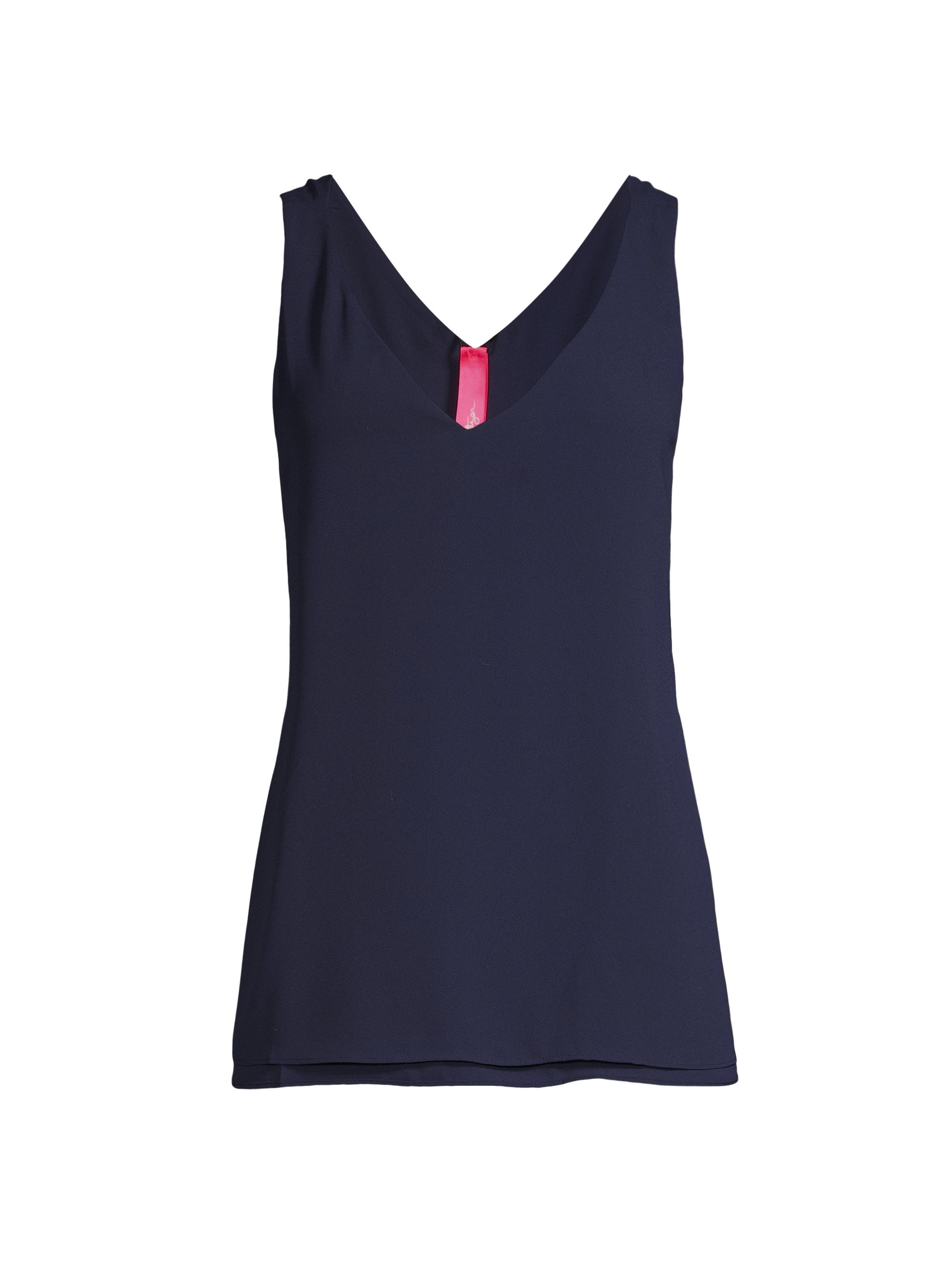 Lilly Pulitzer Women's Florin V-Neck Tank Top - True Navy