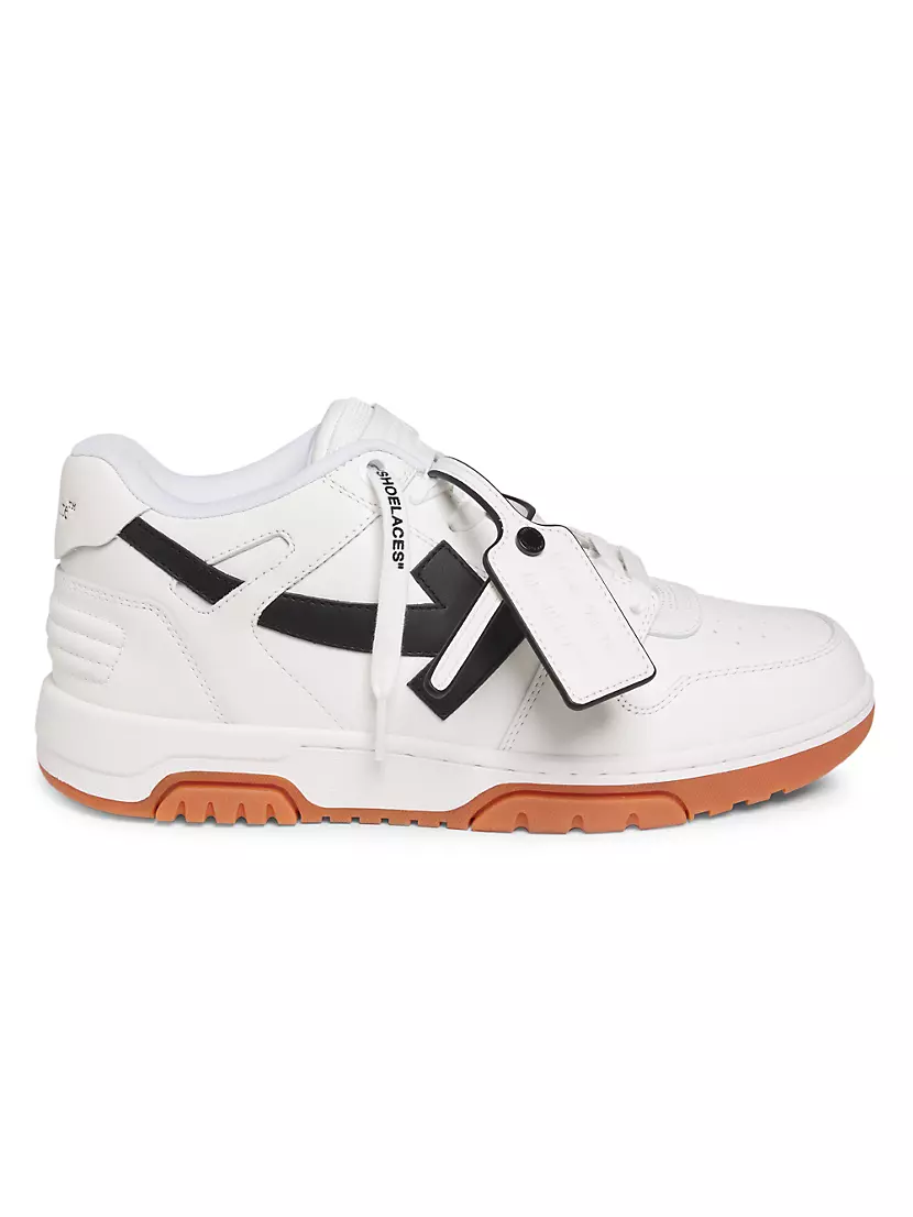OFF-WHITE Out of Office leather sneakers