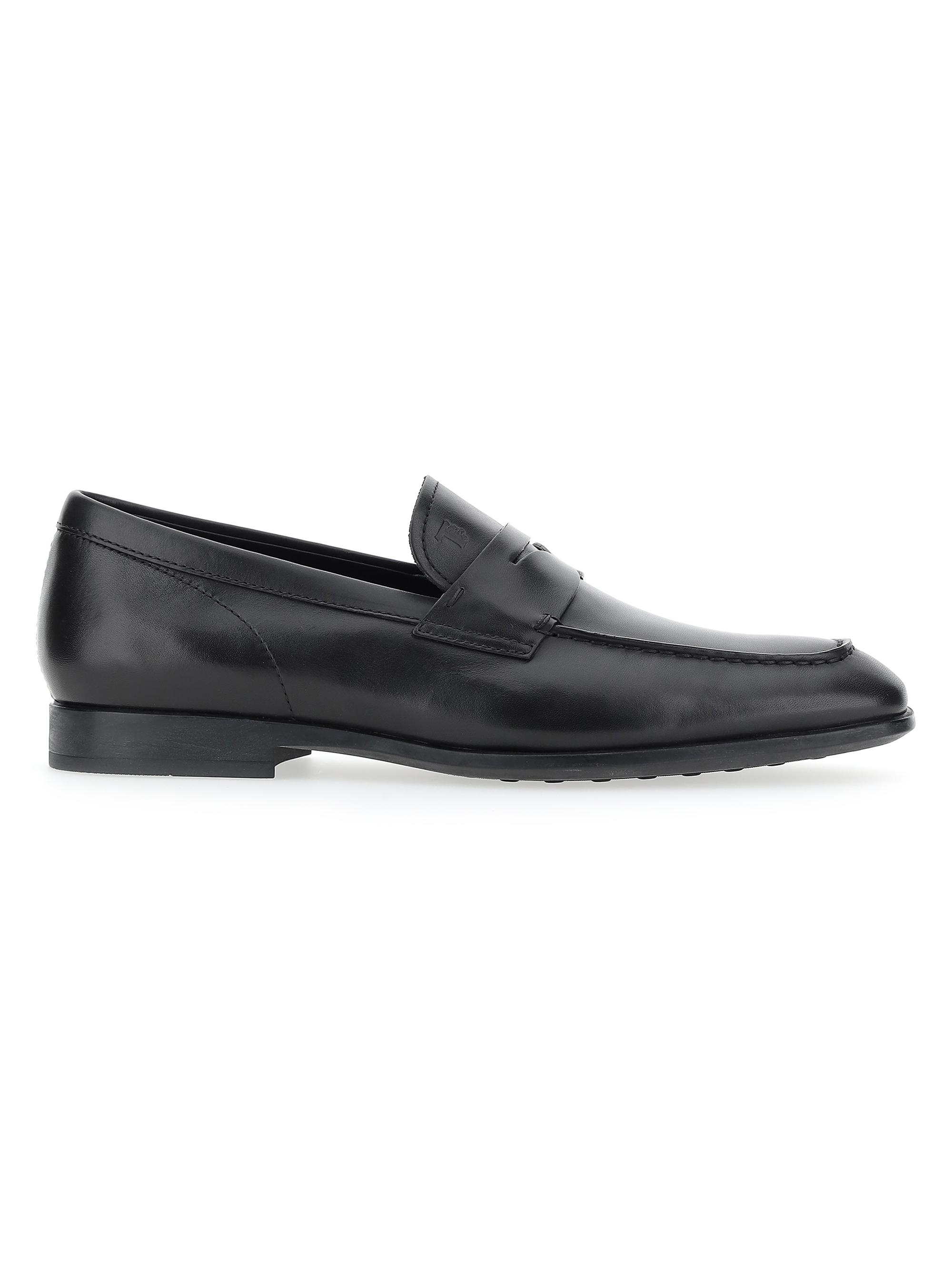 Tod's Men's Leather Penny Loafers - Black