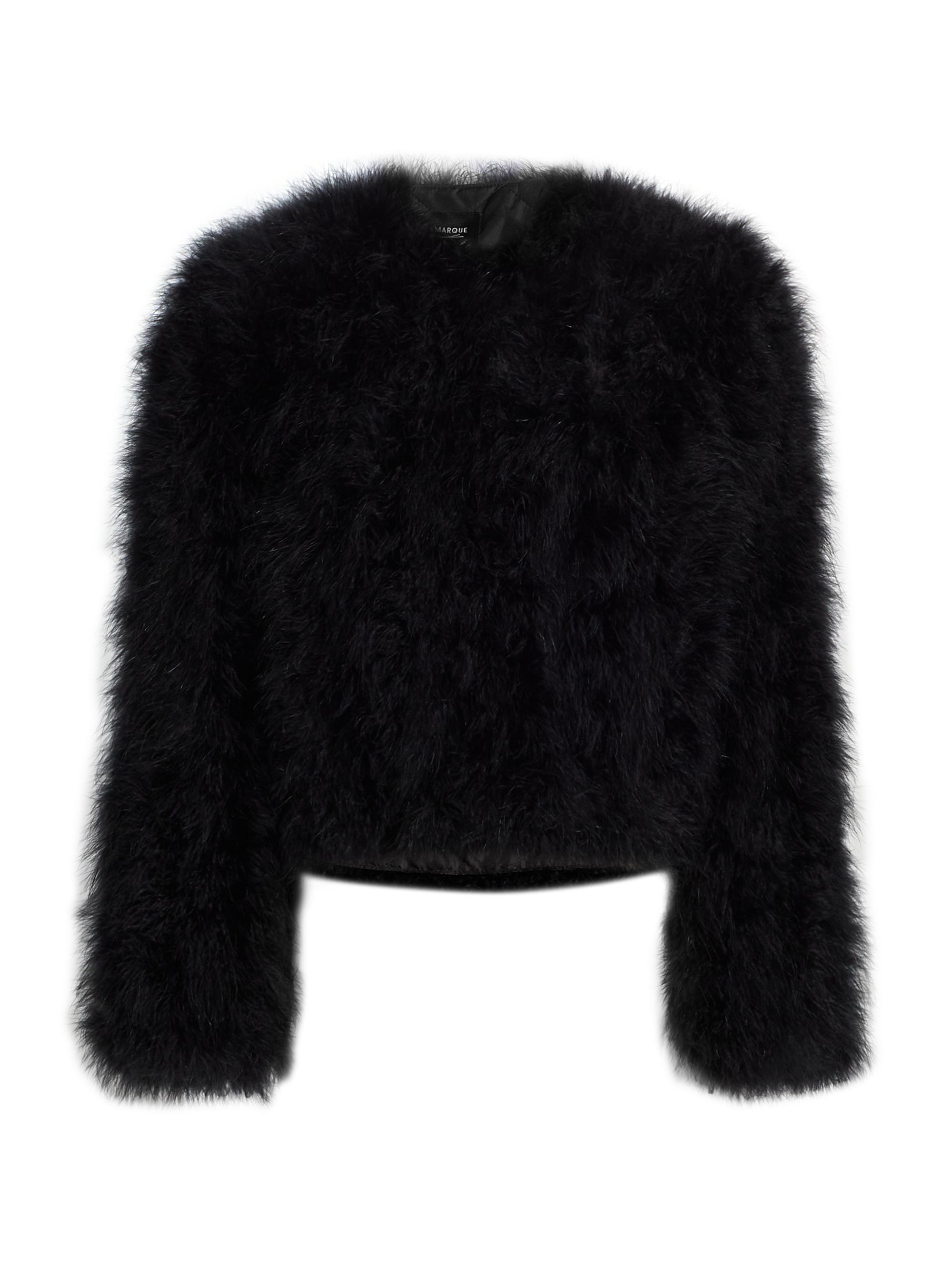 Lamarque Deora Feathered Jacket Saks Fifth Avenue