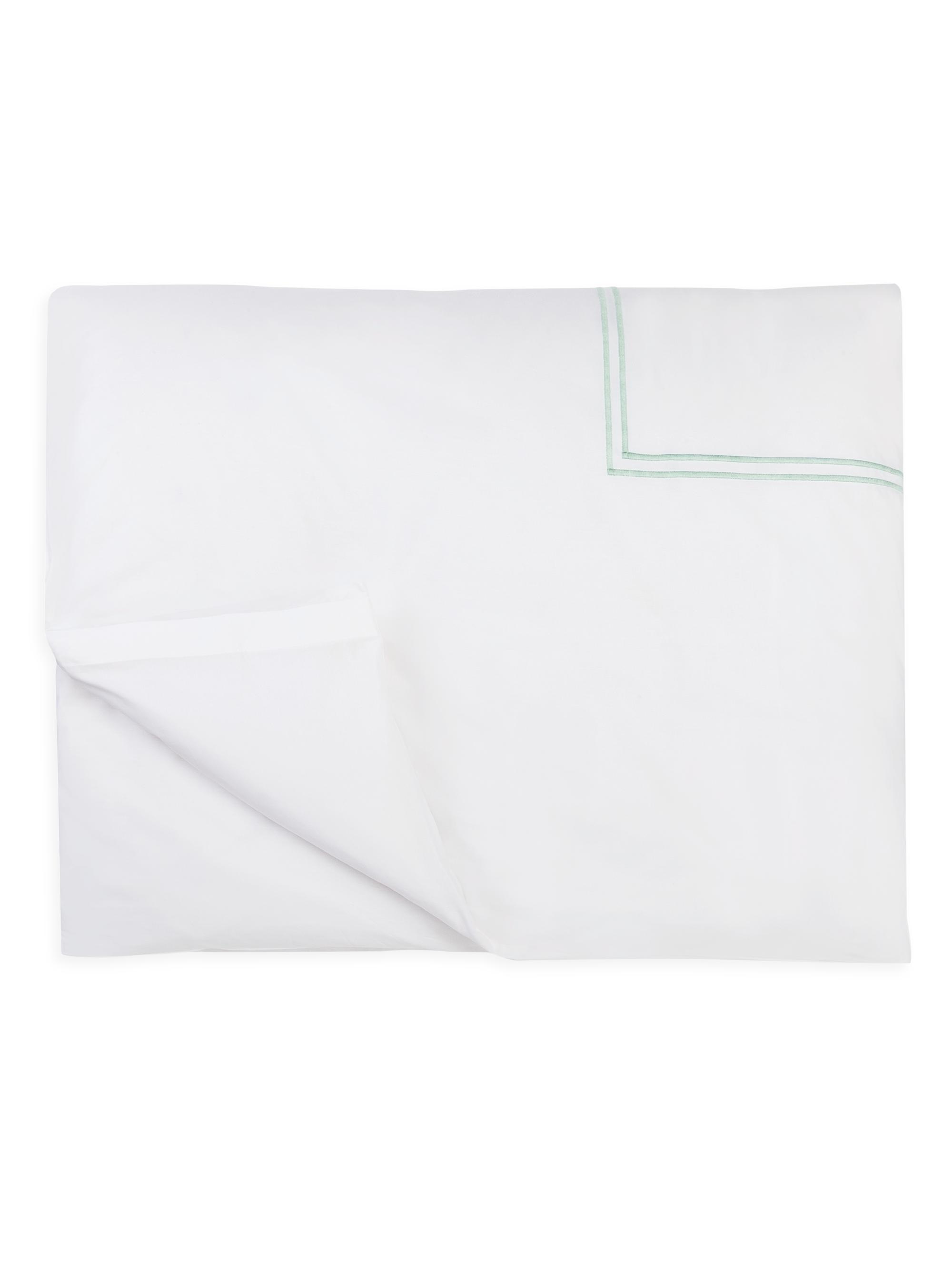 Sferra Grande Hotel Full/Queen Duvet Cover - White Mist Full