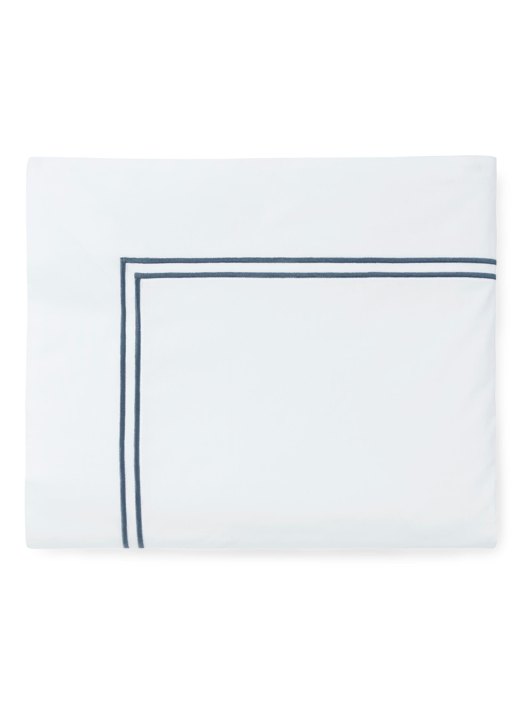 Sferra Grande Hotel Flat Sheet - White Cadet King