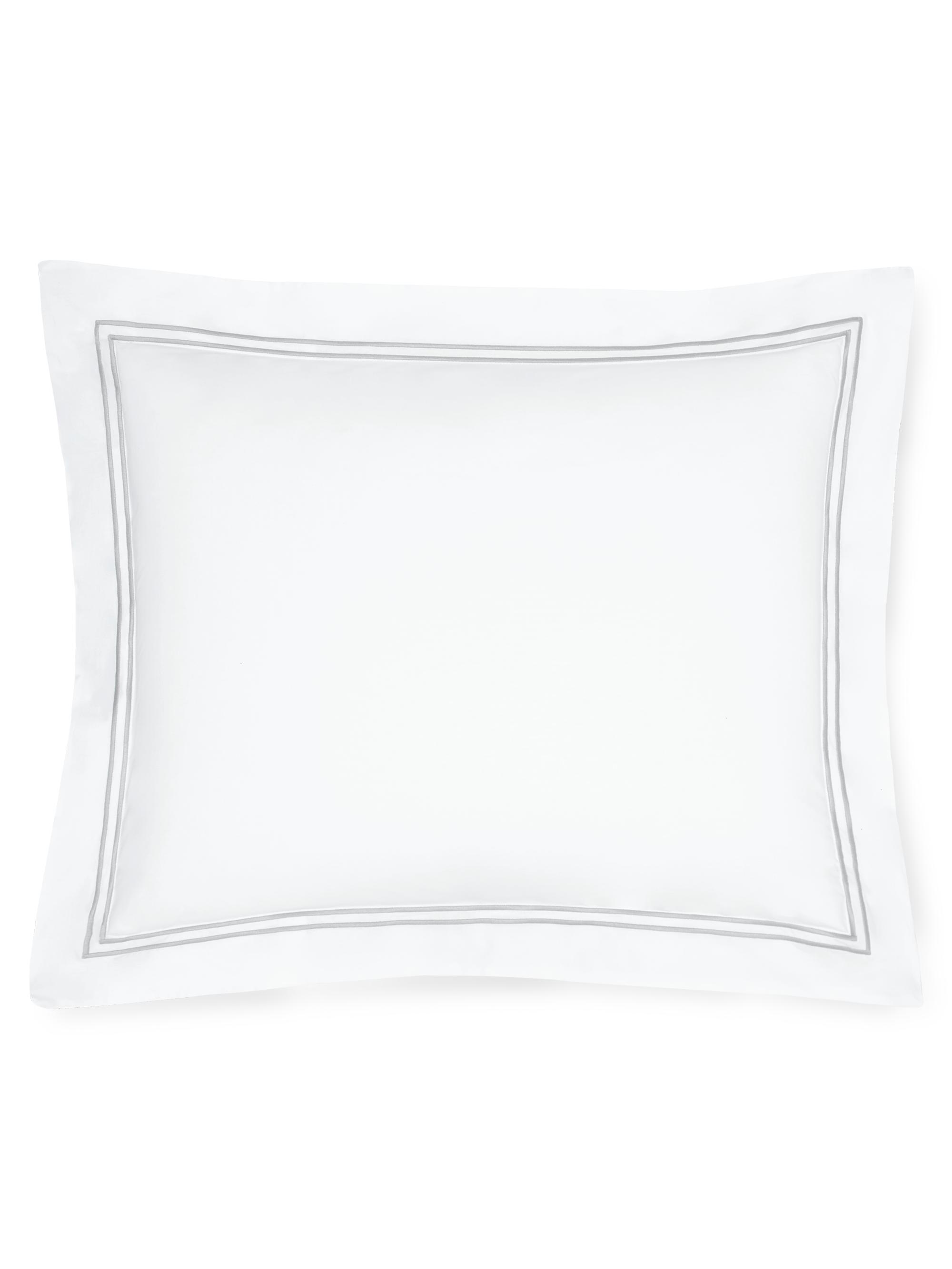 Sferra Grande Hotel King Sham - White Silver King