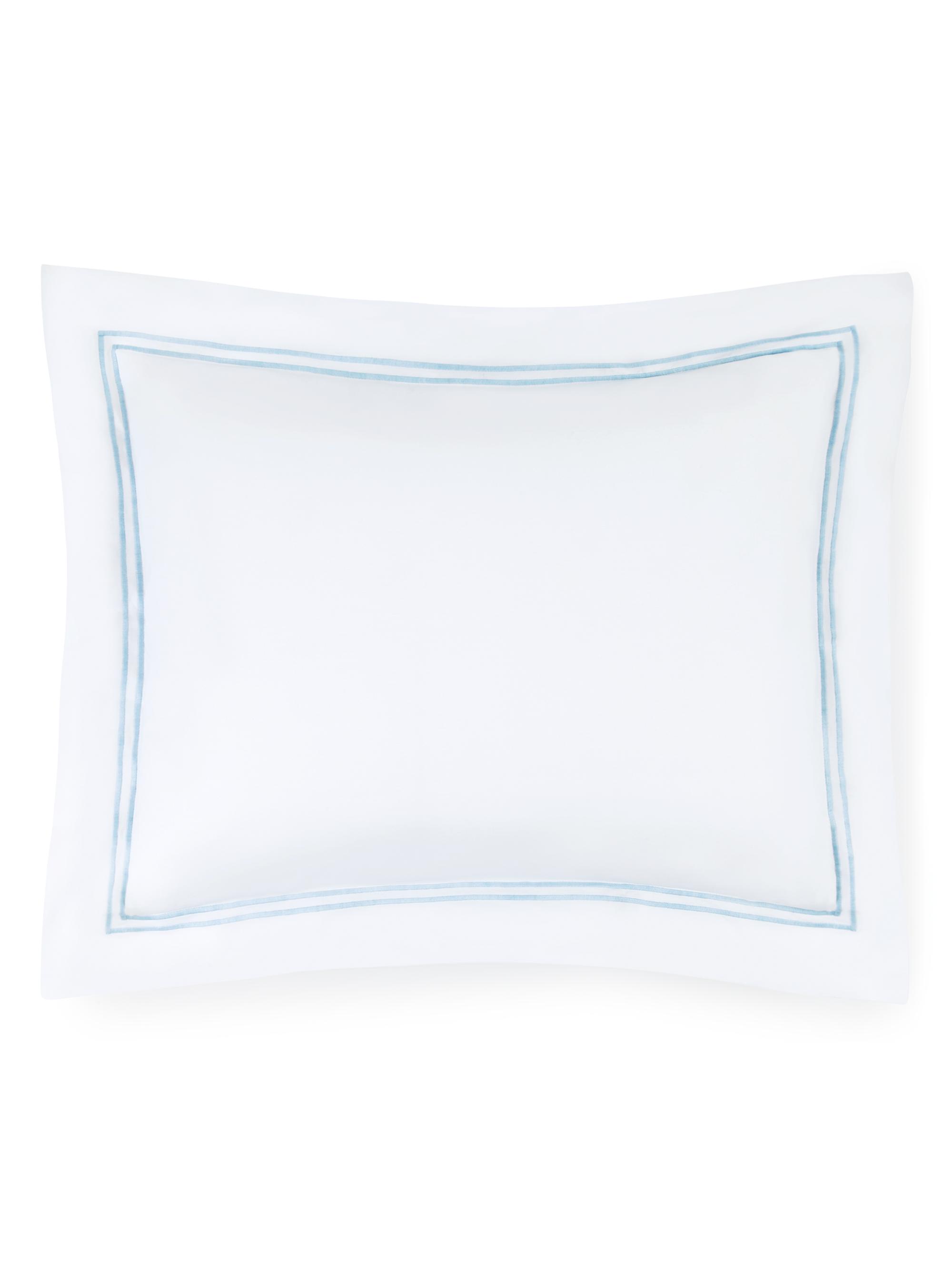Sferra Grande Hotel Boudoir Sham - White Blue Boudoir
