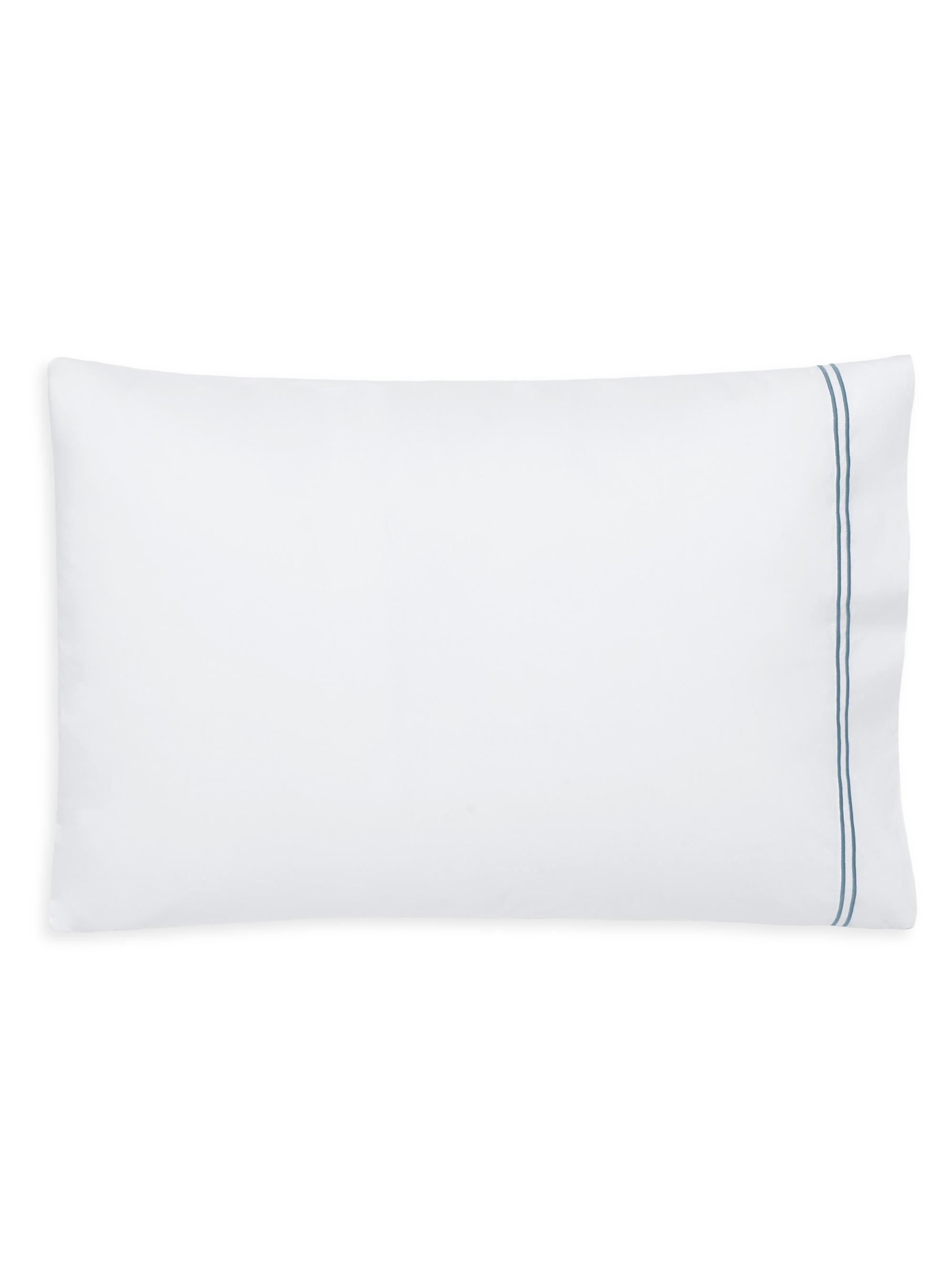 Sferra Grande Hotel Standard 2-Piece Pillowcase Set - White Cadet Standard