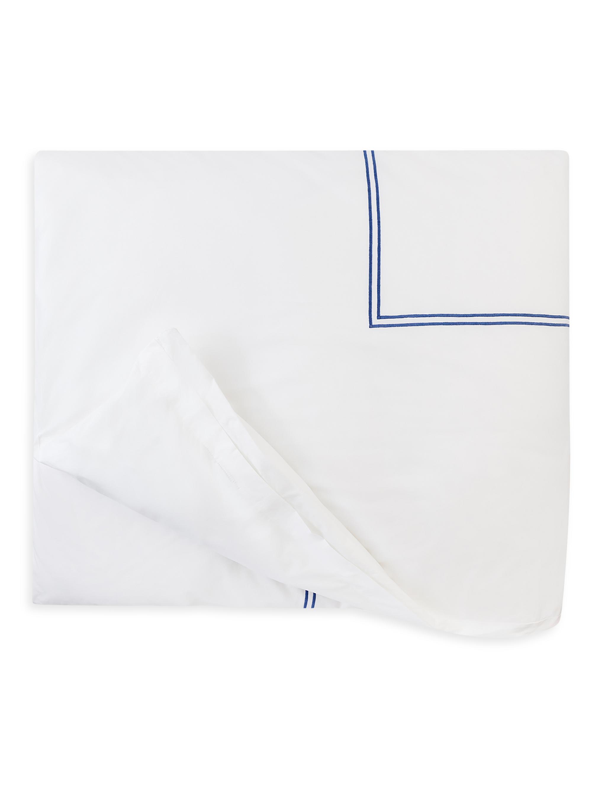 Sferra Grande Hotel Twin Duvet Cover - White Mist Twin
