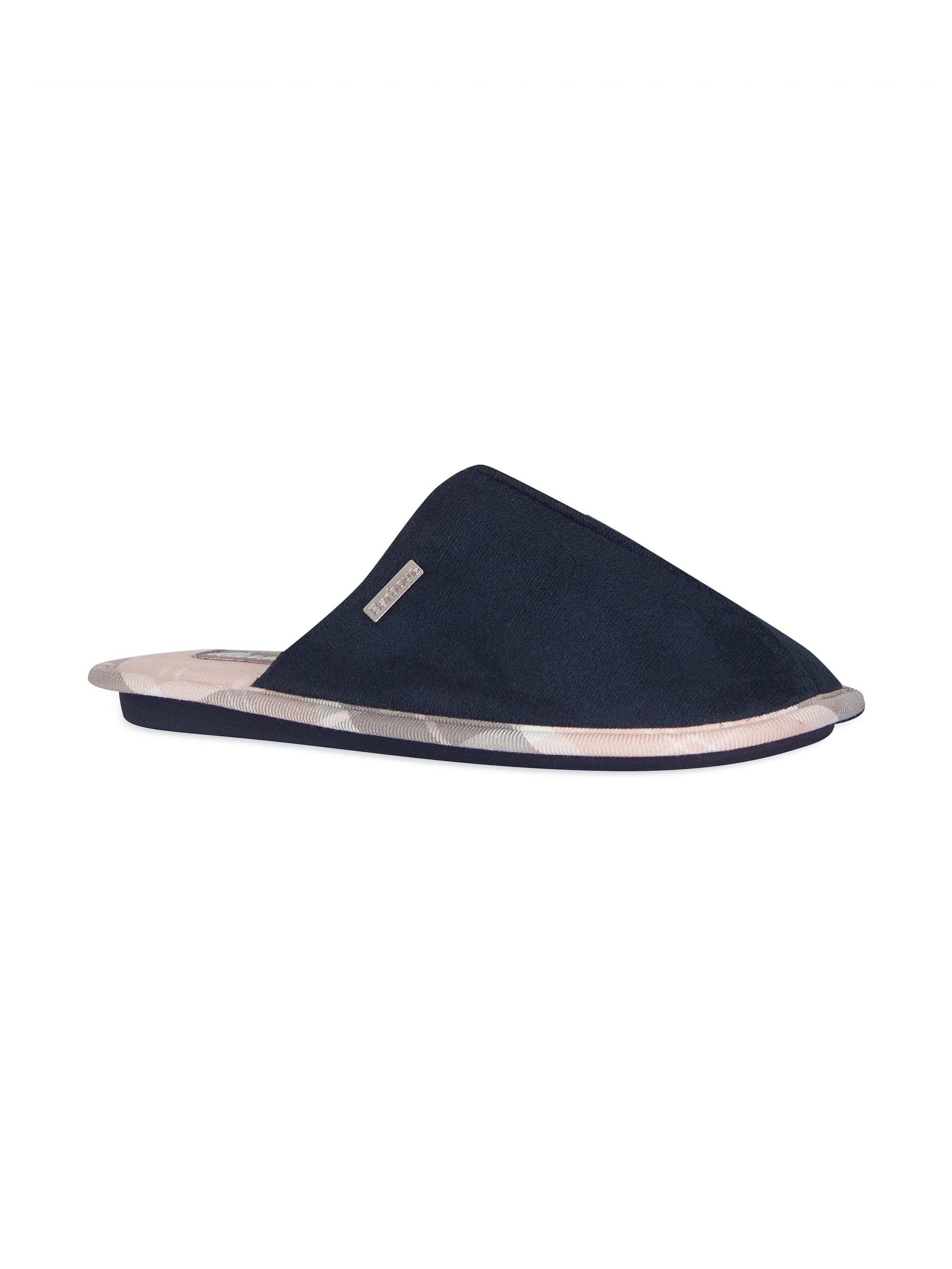 Barbour Women's Simone Suede Slipper - Navy