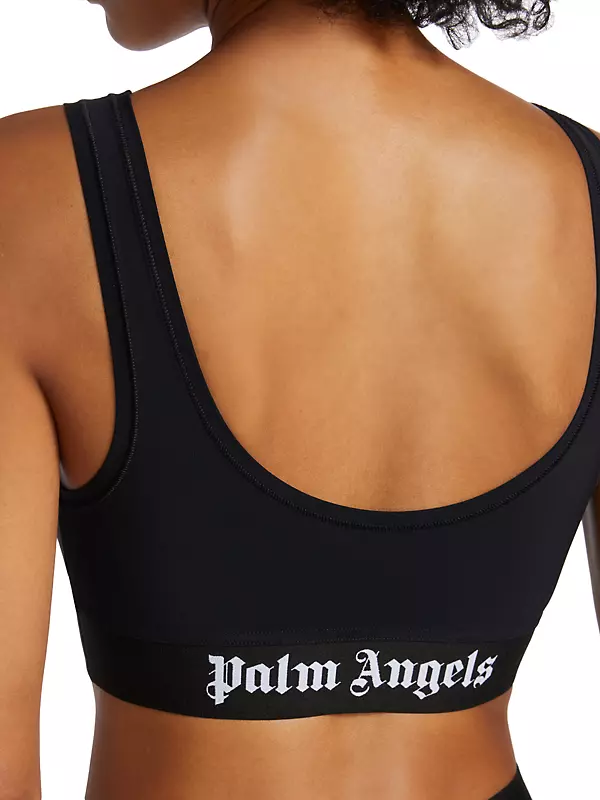 Shop Palm Angels Classic Logo Sports Bra