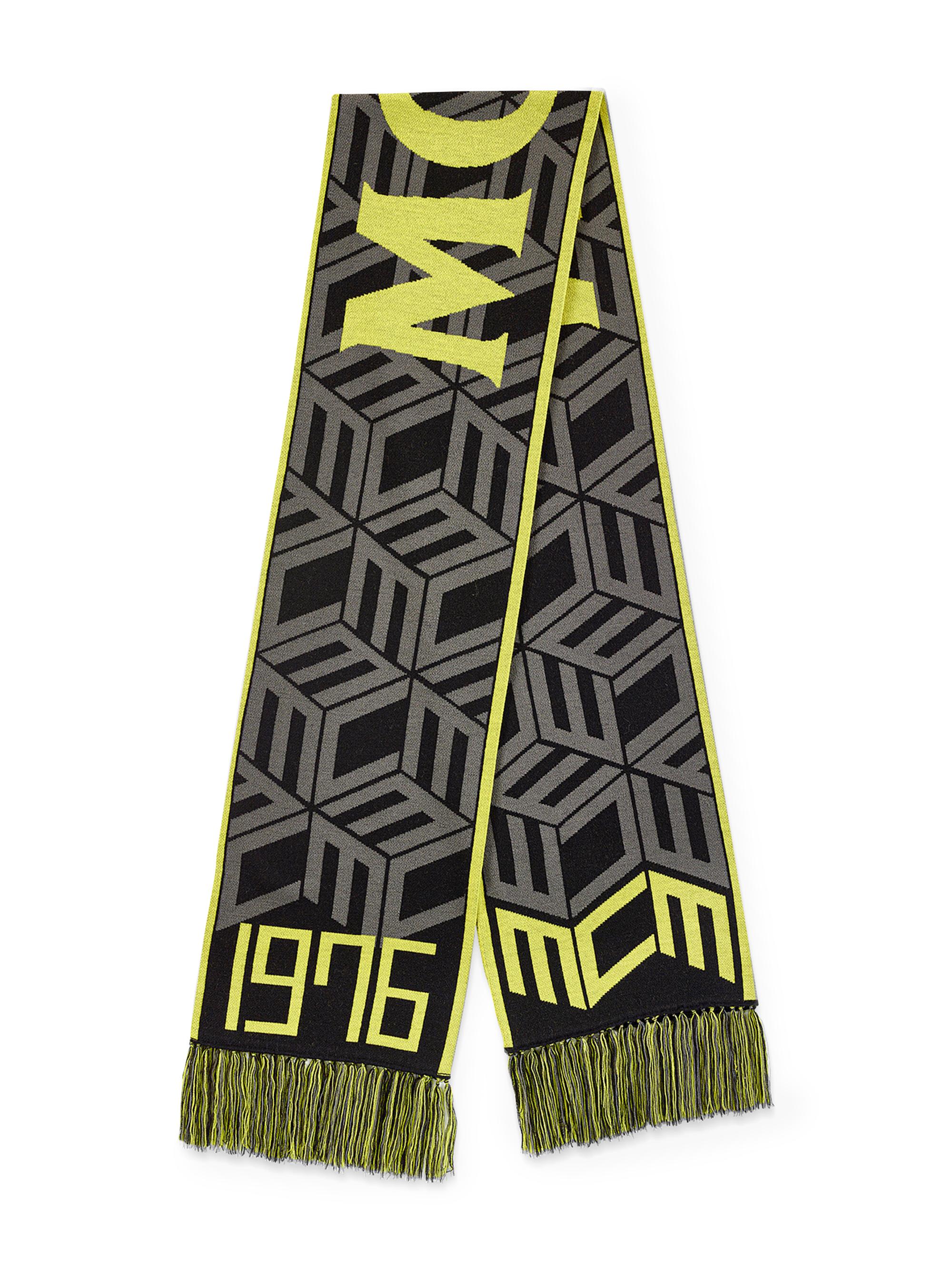 MCM Men's Après-Ski Jacquard Scarf - Grey