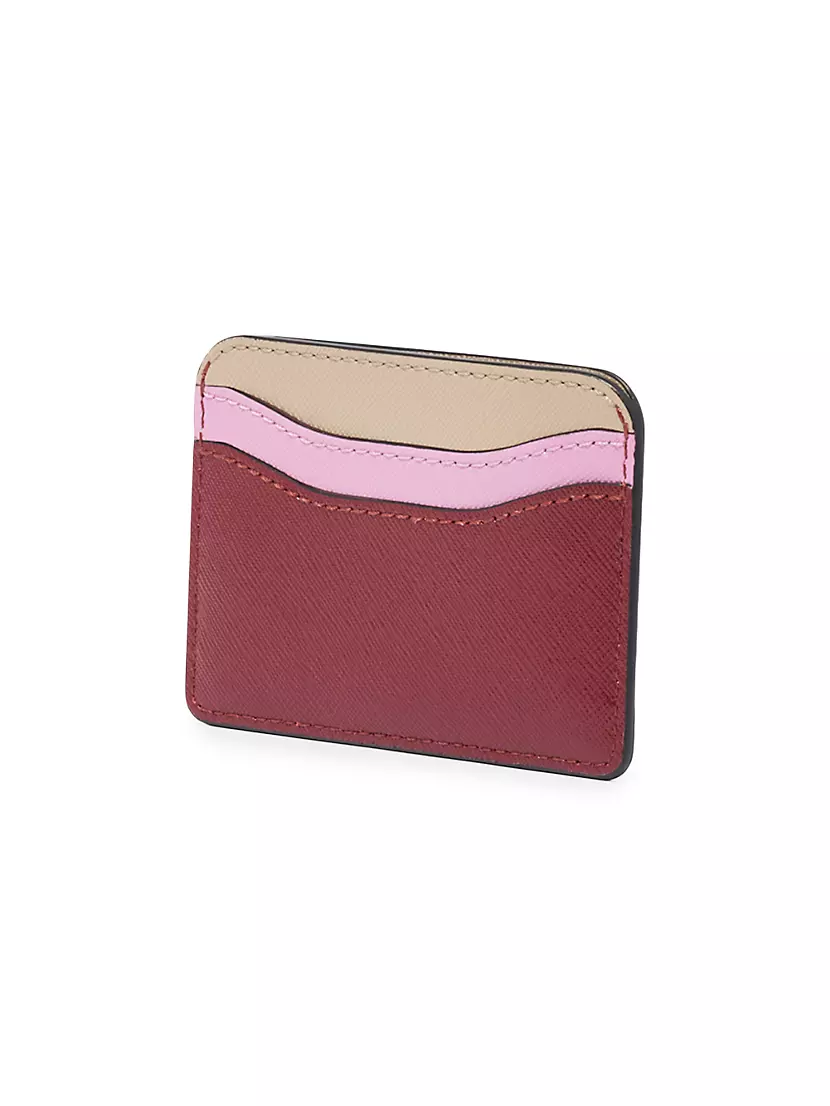 Marc Jacobs Hot Pink Key Leather Multi Logo Wallet Coin Card