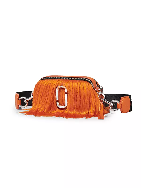 Marc Jacobs Small Snapshot Camera Bag Purse - New Orange and Cream