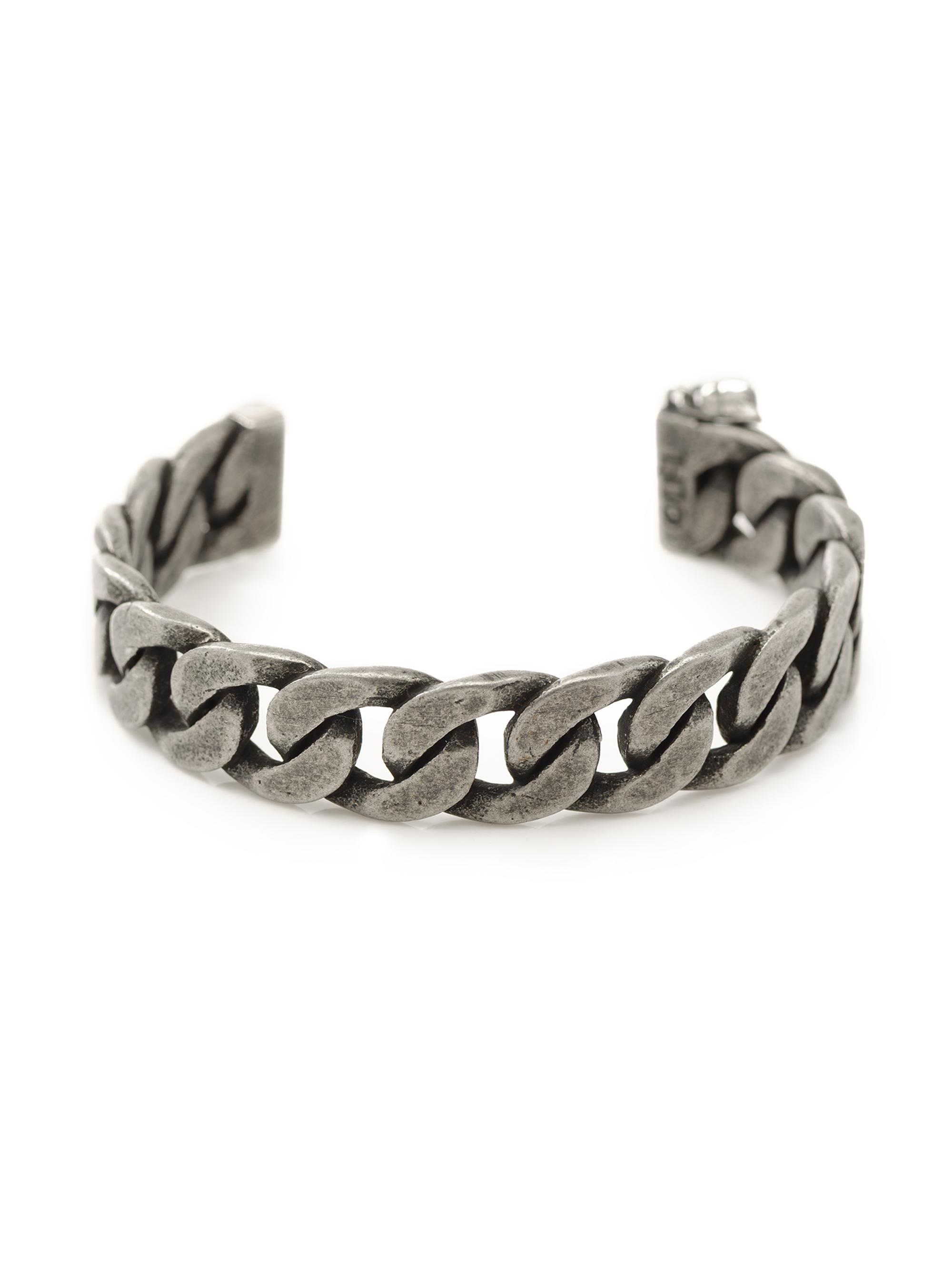 Cufflinks, Inc. Men's Darth Vader Stainless Steel Chain Cuff Bracelet - Silver