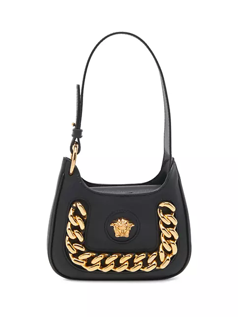 Medusa patent leather mini bag, Versace