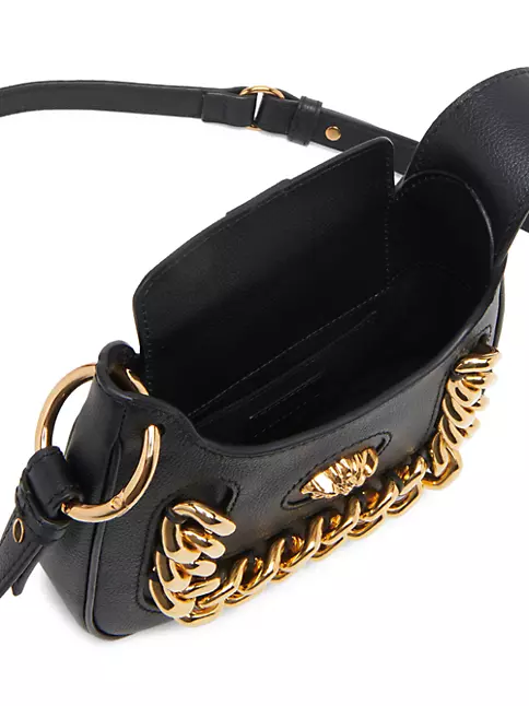 Versace Medusa Chain Mini Hobo Shoulder Bag