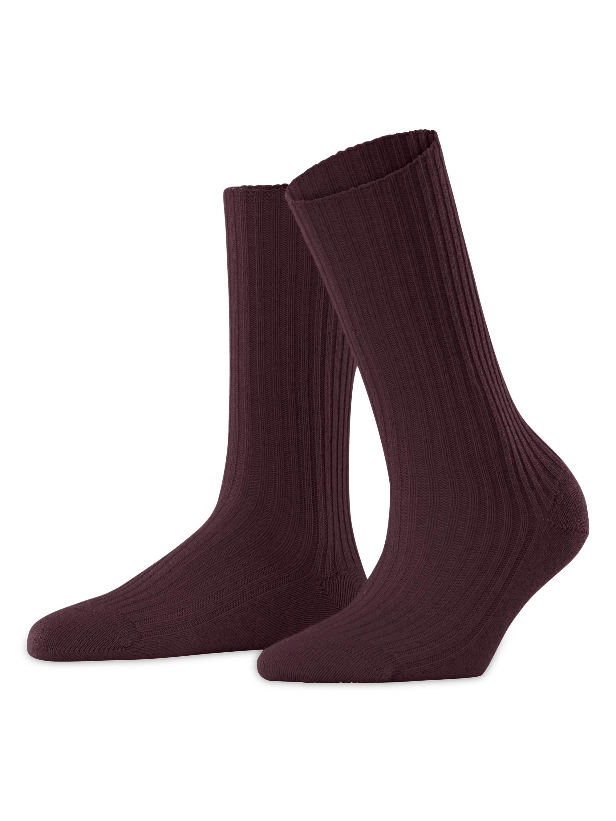Falke Women's Cosy Wool-Blend Boot Socks - Barolo