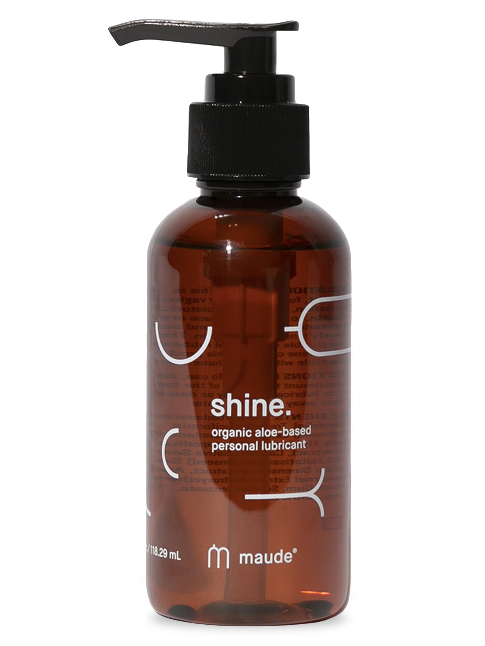 maude shine organic aloe-based personal lubricant Maude Shine Personal Lubricant