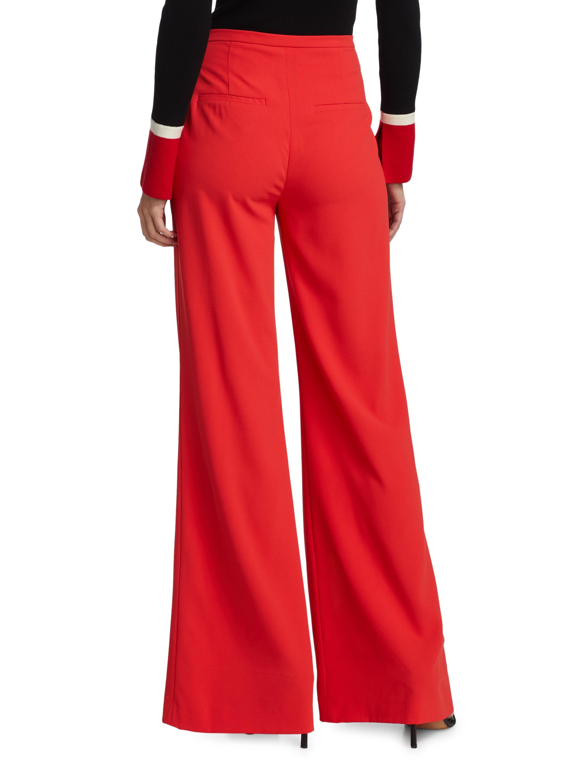 Alice + Olivia Dylan High-Waisted Wide-Leg Pants | Saks Fifth Avenue