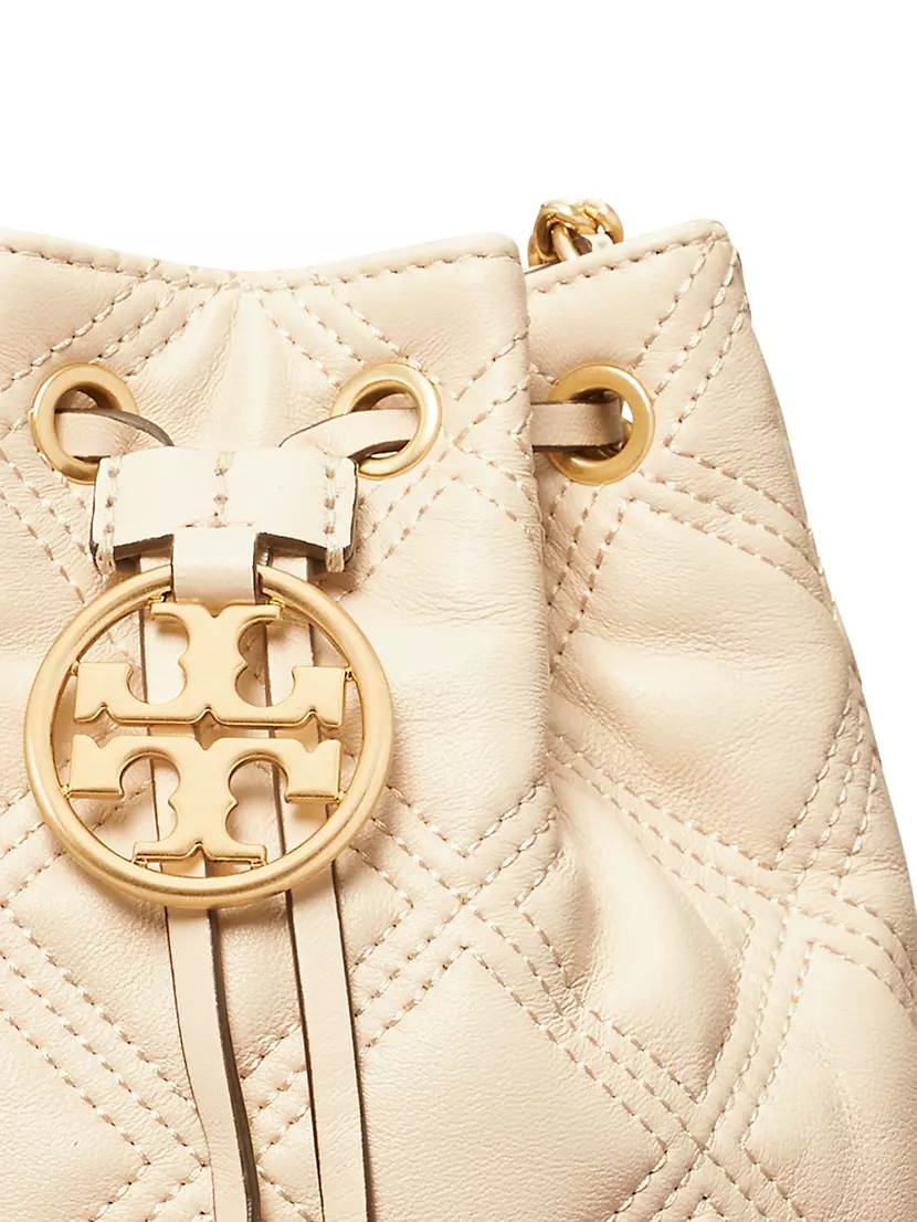 Tory Burch Fleming Soft Bucket Bag - New Cream - Monkee's of the Pines