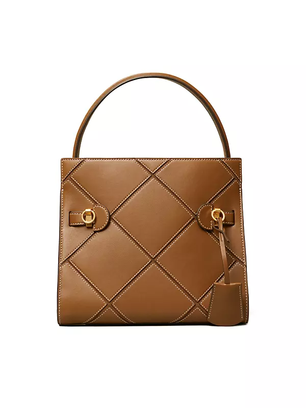Classic Style XL DIAMONDS Genuine Leather Shoulder Bag 