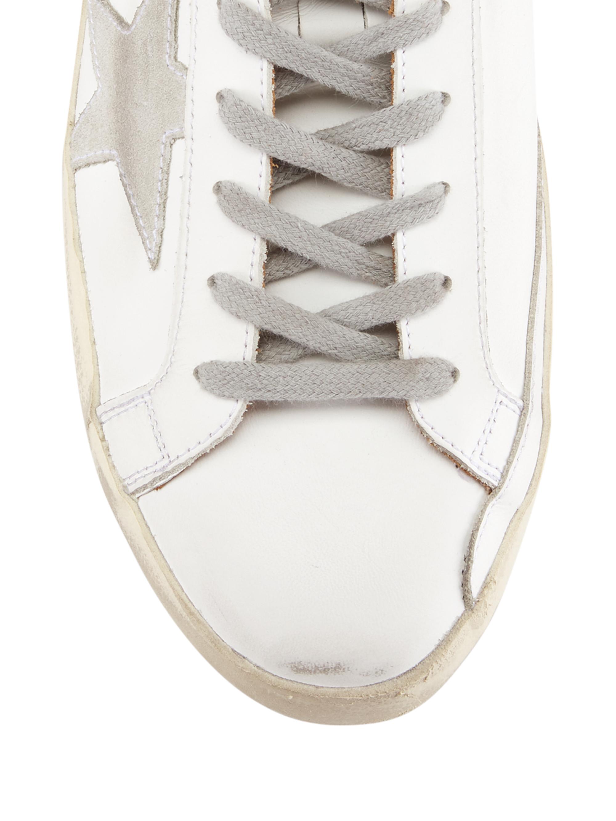 Golden Goose Super-Star Leather & Suede Sneakers | Saks Fifth Avenue