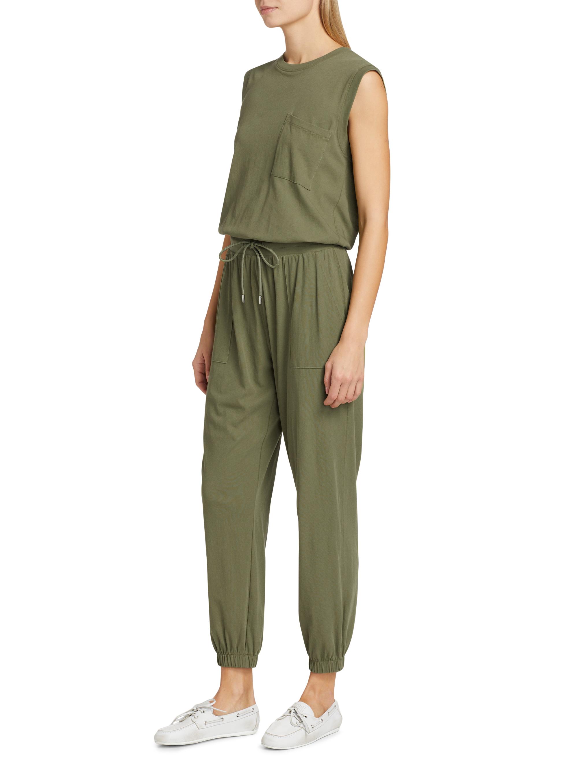 High Torsion Sleeveless Jumpsuit