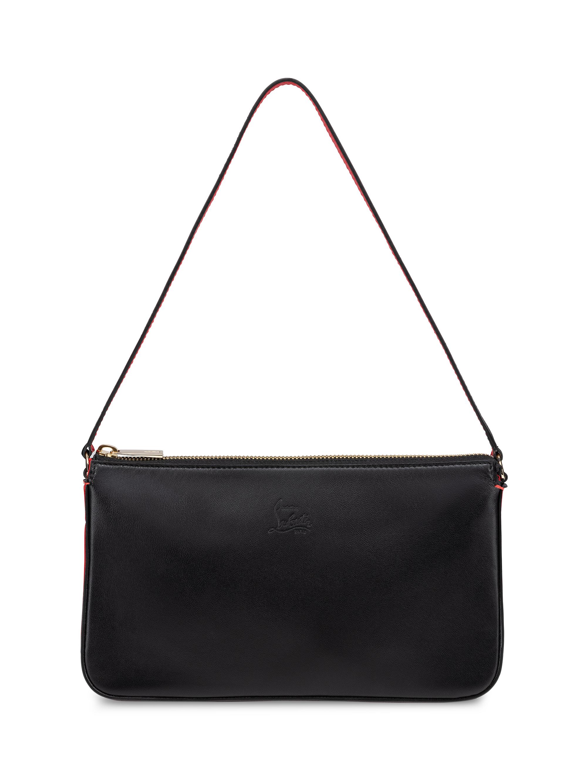 Christian Louboutin Women's Loubila Shoulder Bag - Black Pure Red