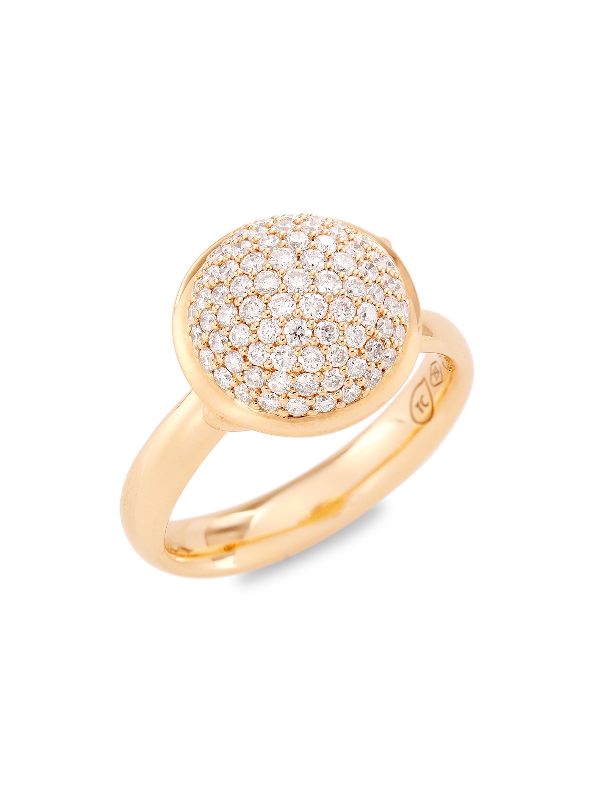 Tamara Comolli Women's Bouton 18K Rose Gold & 0.5 TCW Diamond Ring