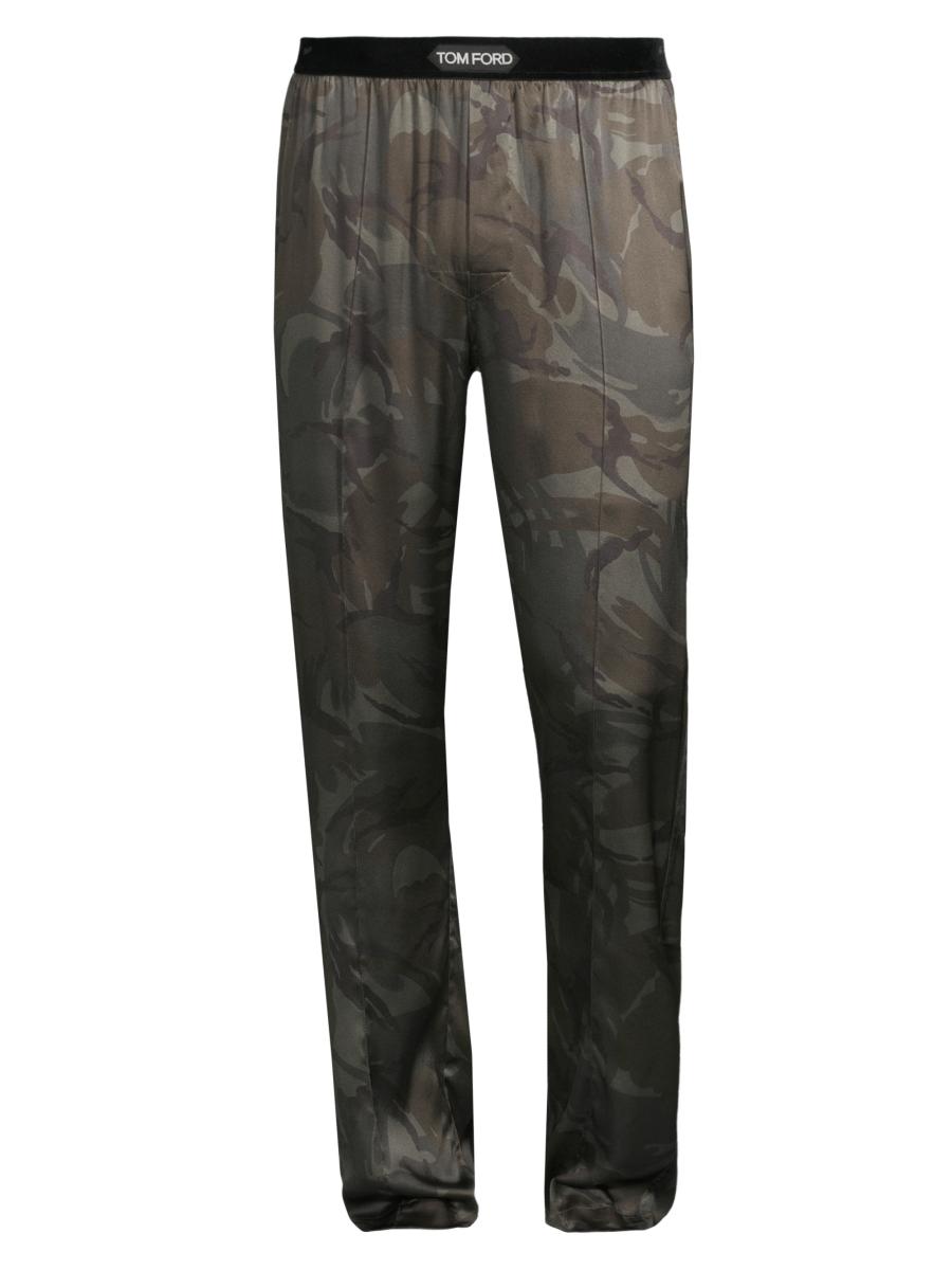 TOM FORD Logo Silk Pajama Pants | Saks Fifth Avenue