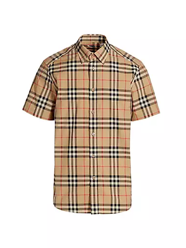 Mens Designer Clothes  BURBERRY Men's Dress Shirt #229