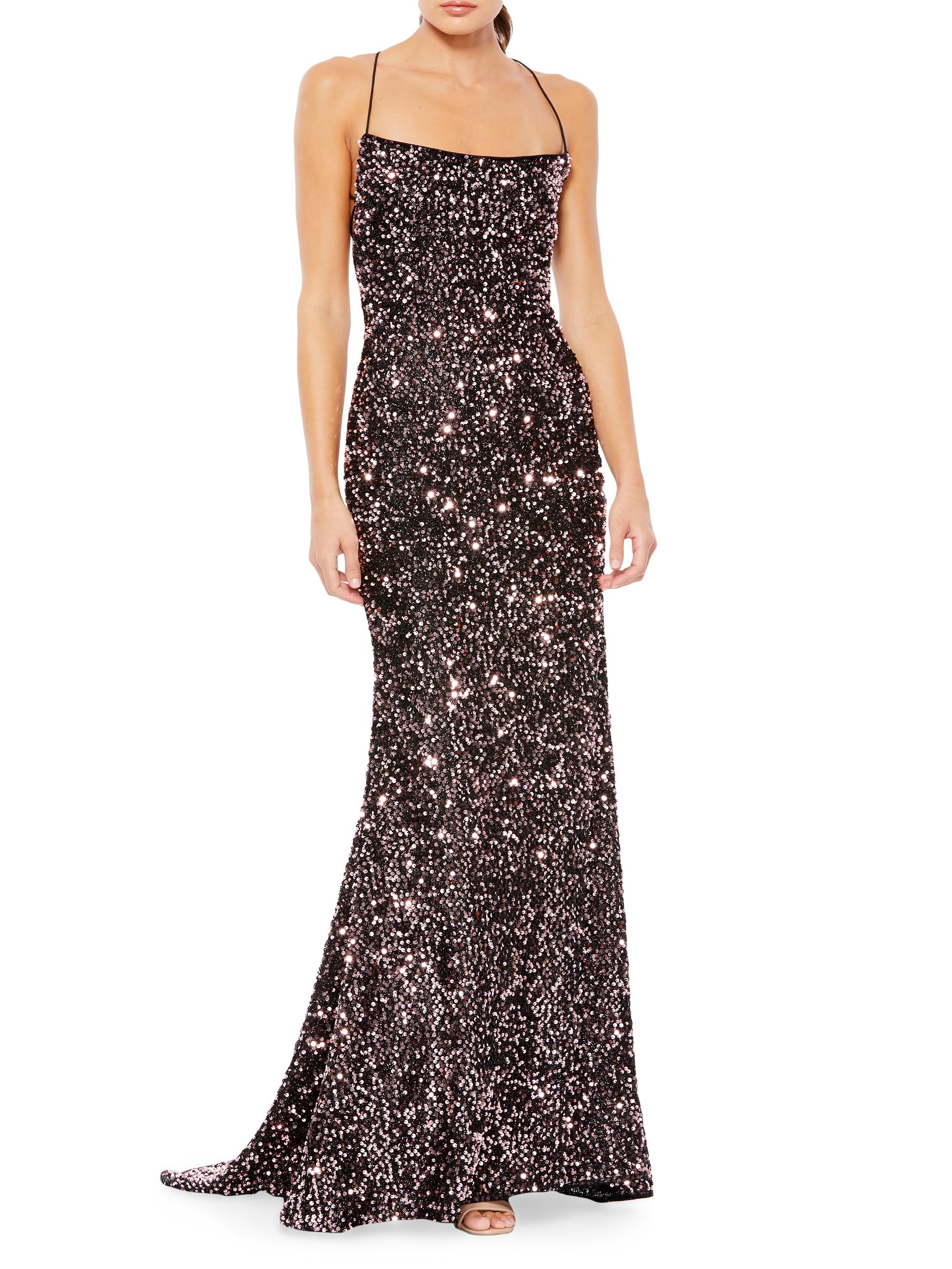 Mac Duggal Ieena Sequined Sheath Gown | Saks Fifth Avenue