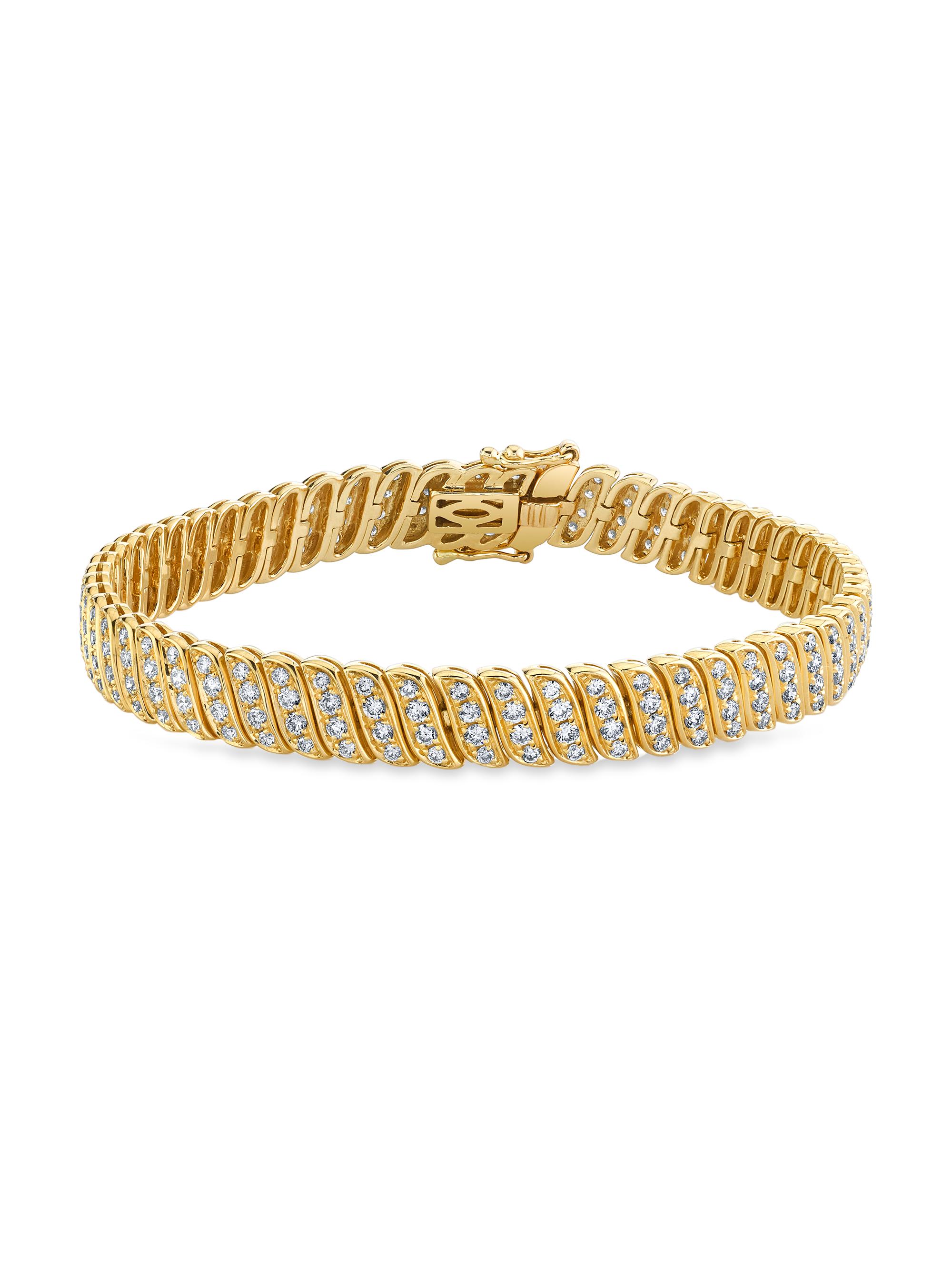 Anita Ko Women's Zoe 18K Yellow Gold & 2.64 TCW Diamond Bracelet - Yellow Gold