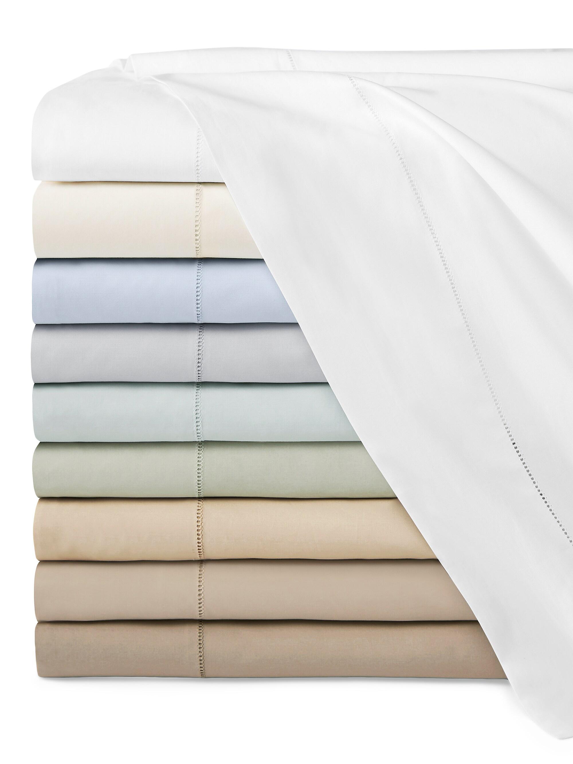 Sferra Celeste King Flat Sheet - Mushroom King