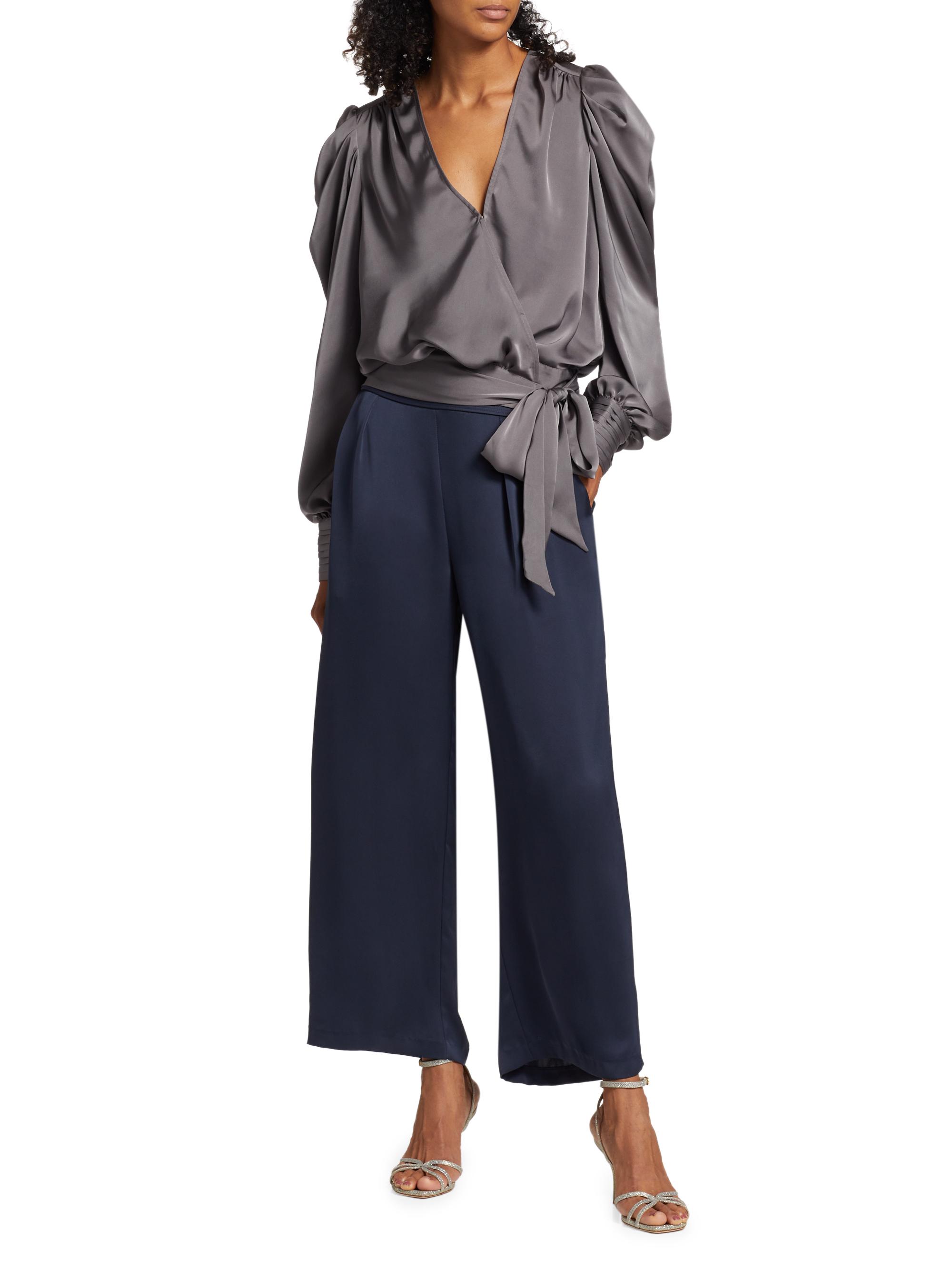 Ramy Brook Pauline Wrap-Front Blouse | Saks Fifth Avenue
