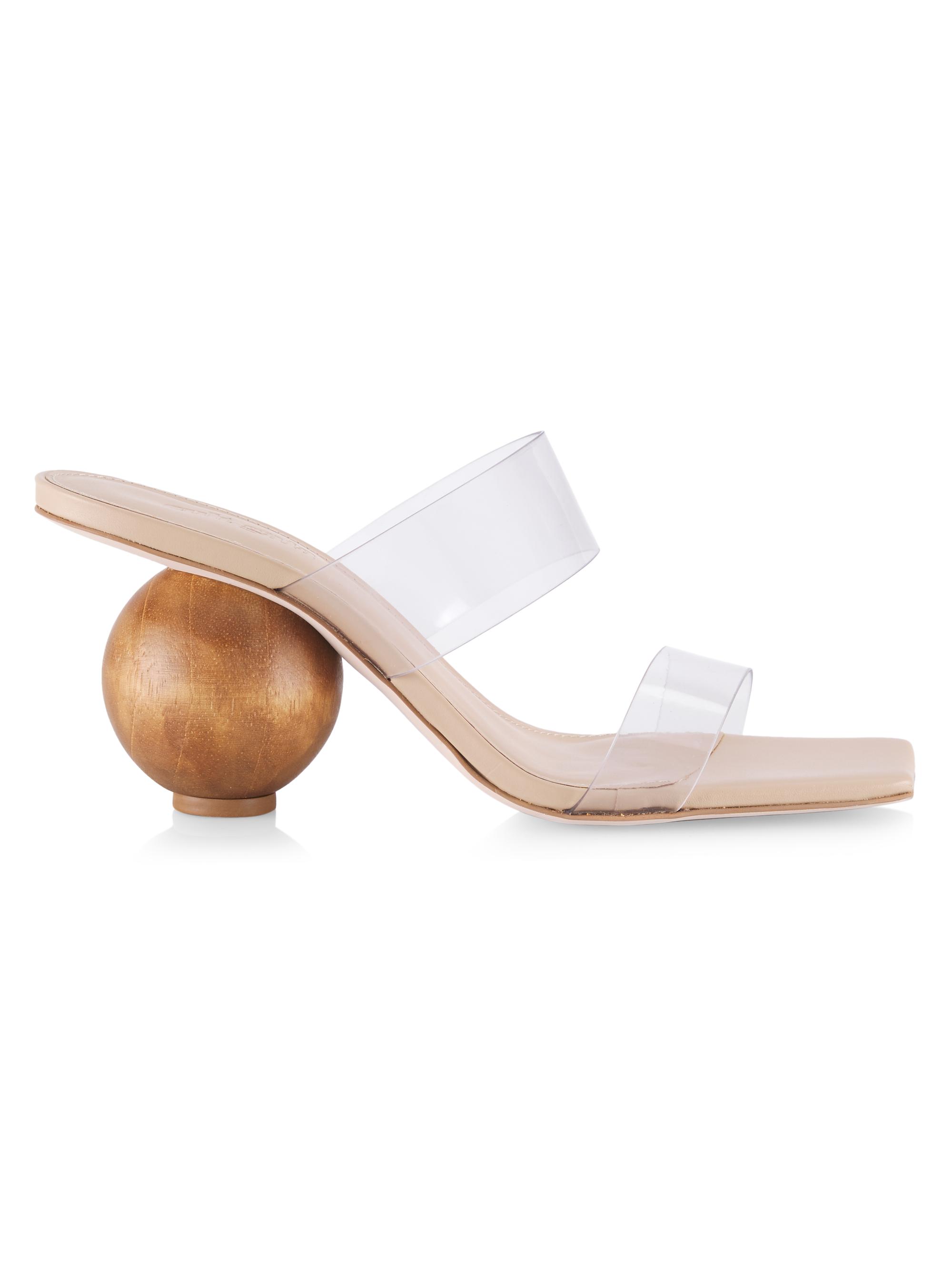 Cult Gaia Nhu Spherical-Heel Sandals | Saks Fifth Avenue