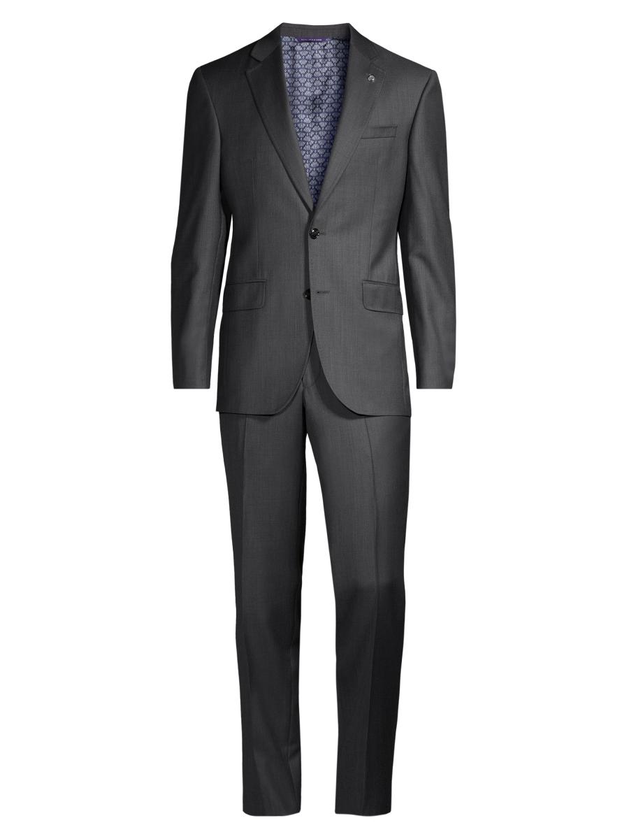 Ted Baker Wool Sharkskin Suit | Saks Fifth Avenue
