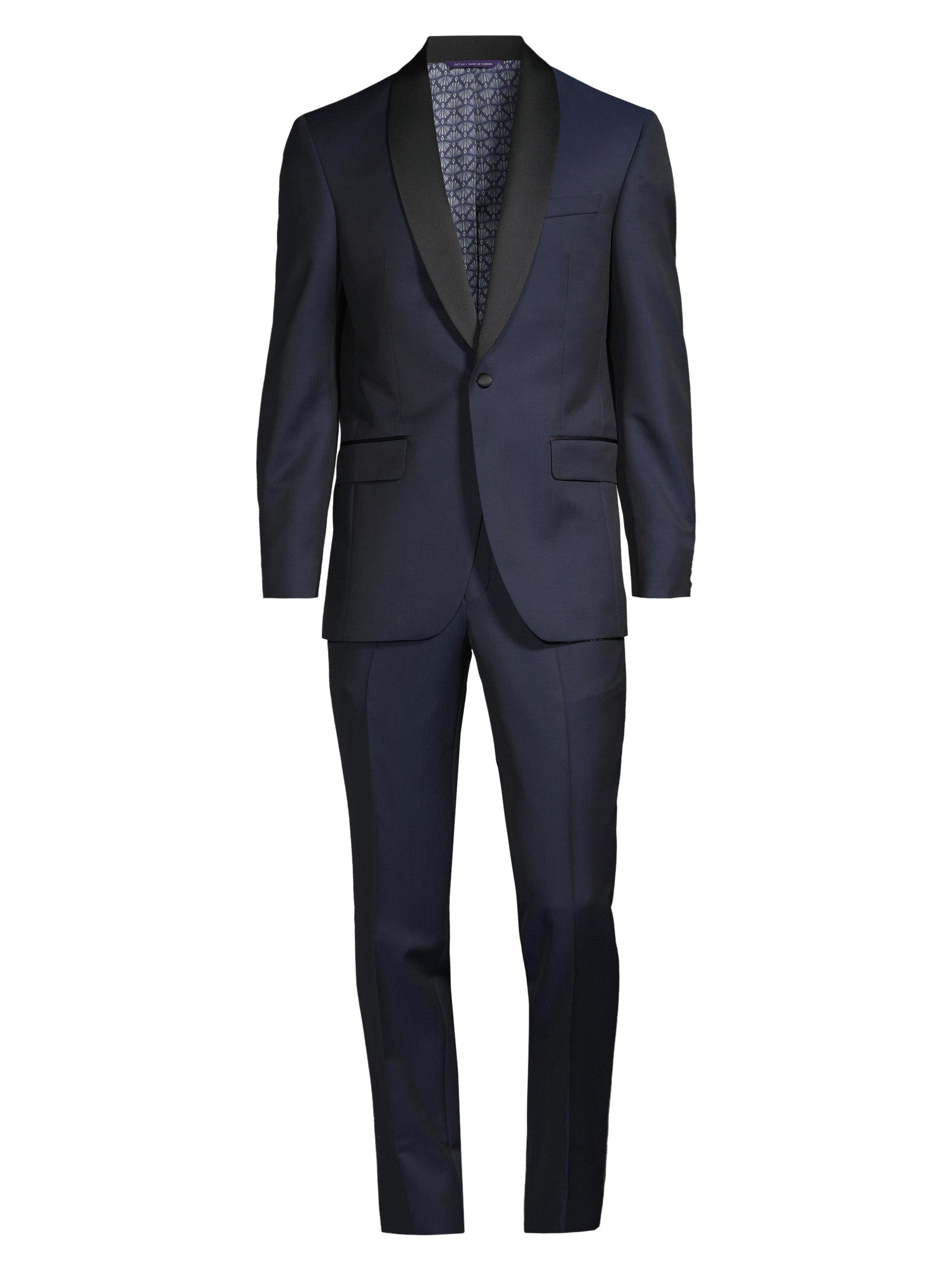 Ted Baker Men's Wool Shawl Tuxedo - Navy