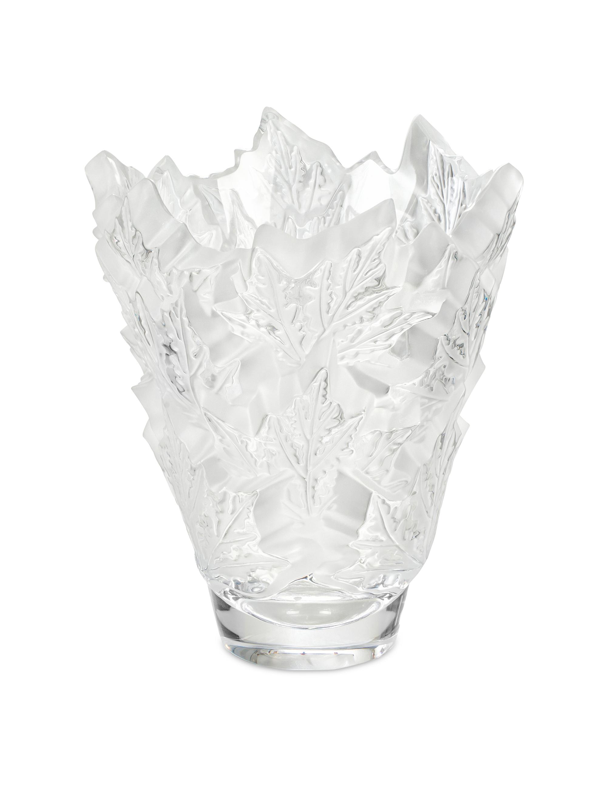 Lalique Champs-Elysées Crystal Vase - Clear