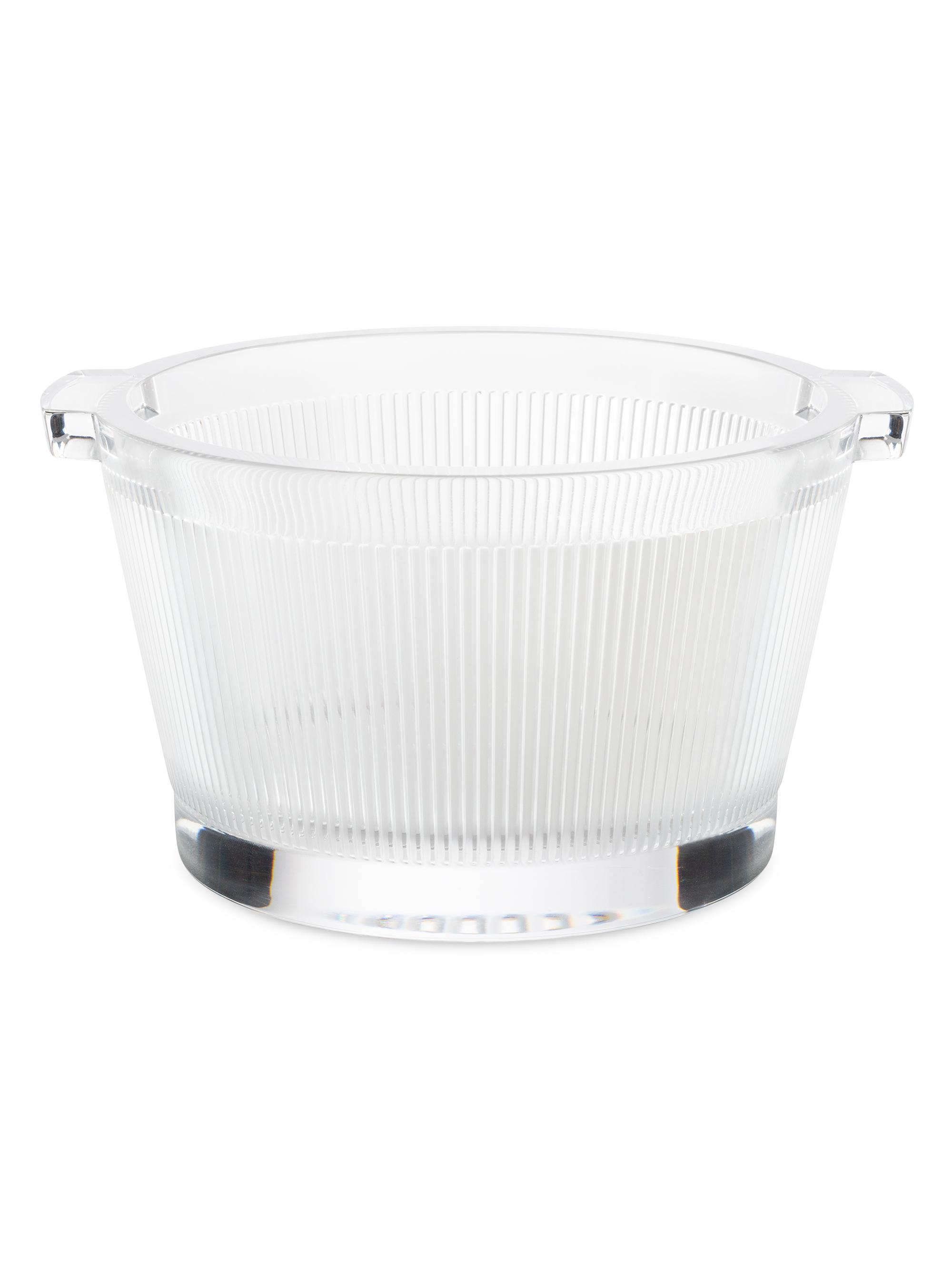 Lalique Wingen Crystal Ice Bucket - Clear
