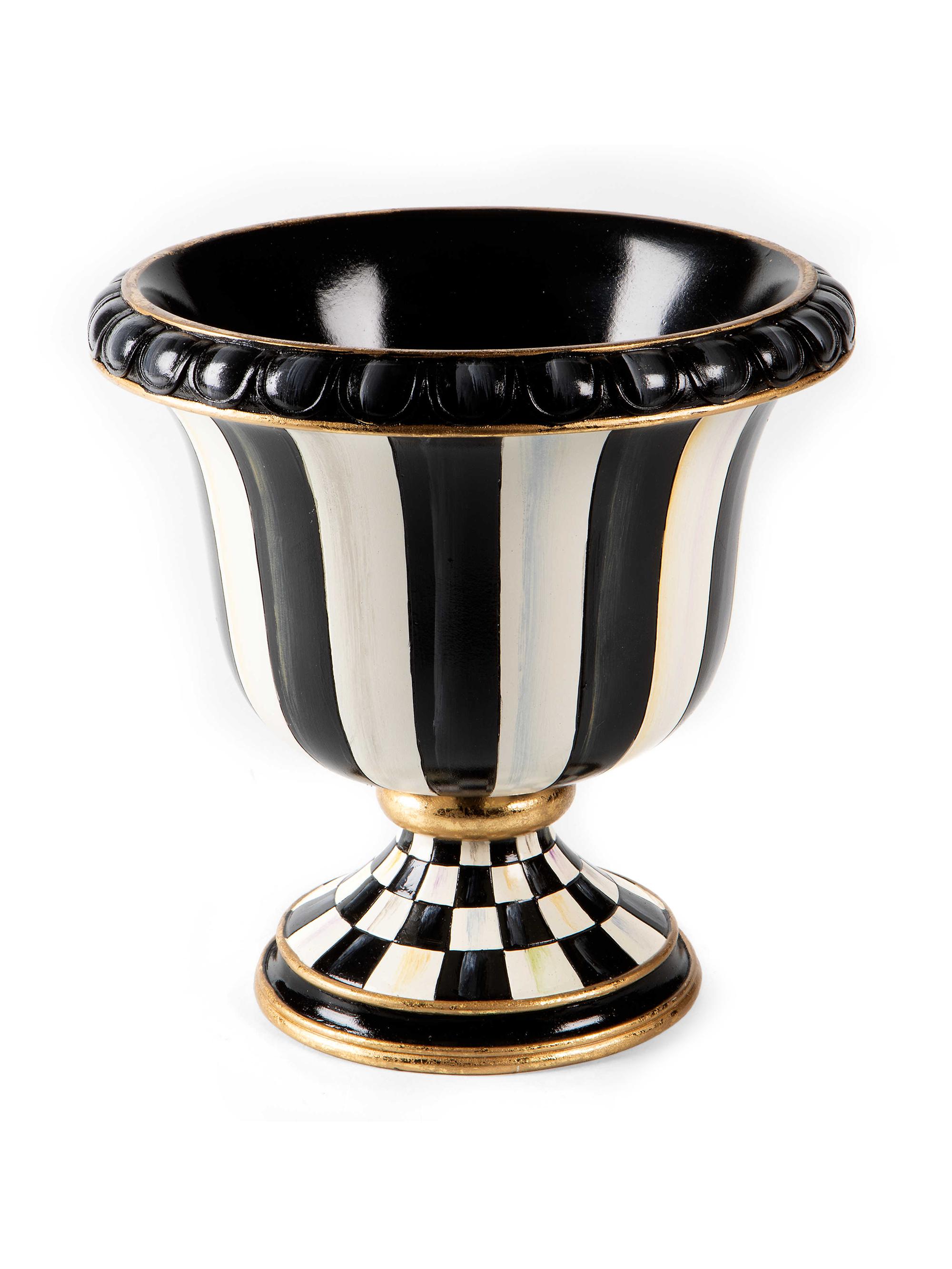 MacKenzie-Childs Courtly Stripe Tabletop Urn