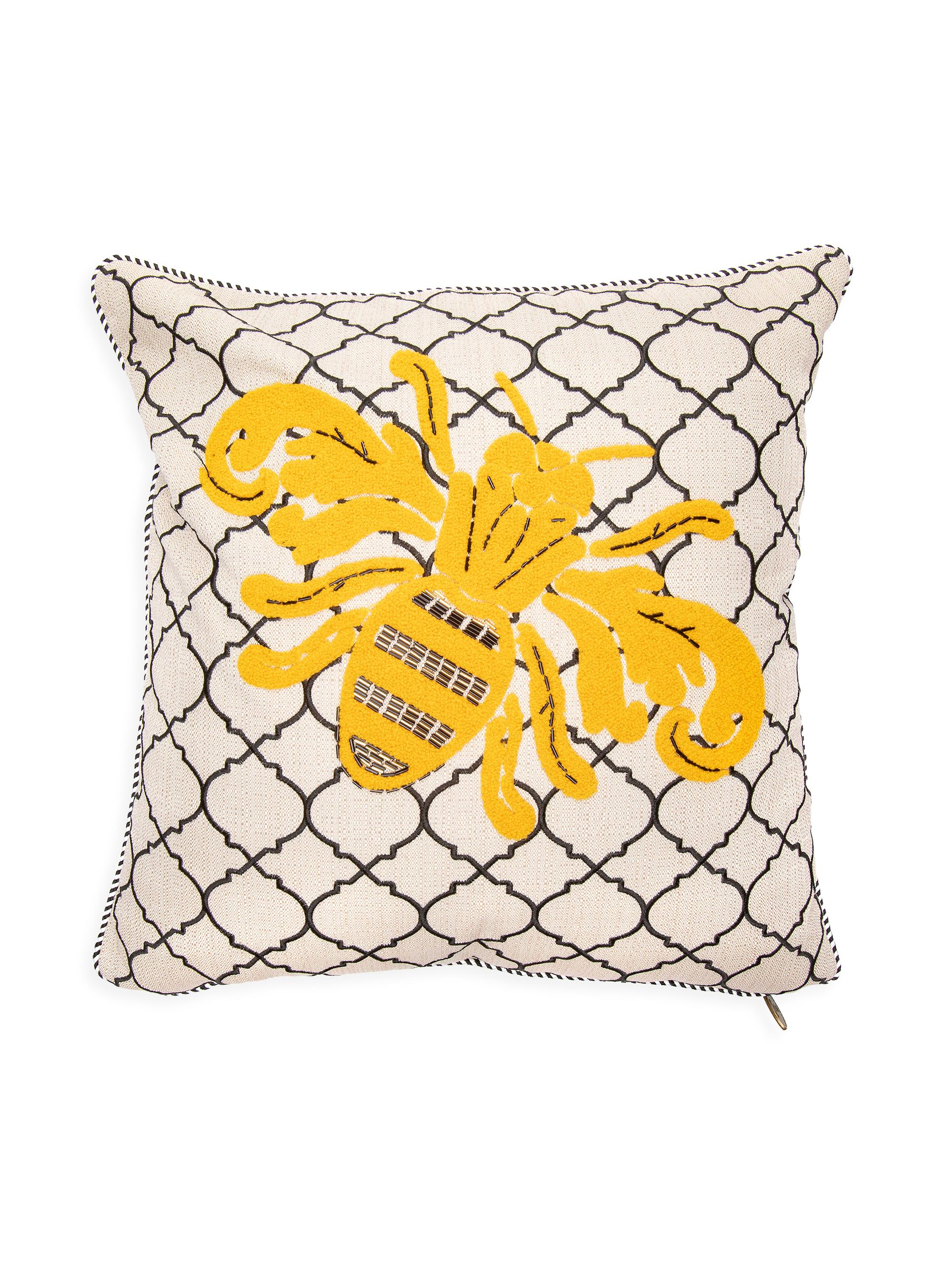 MacKenzie-Childs Queen Bee Outdoor Pillow