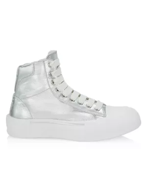 Alexander McQueen Deck Plimsoll low-top sneakers - White