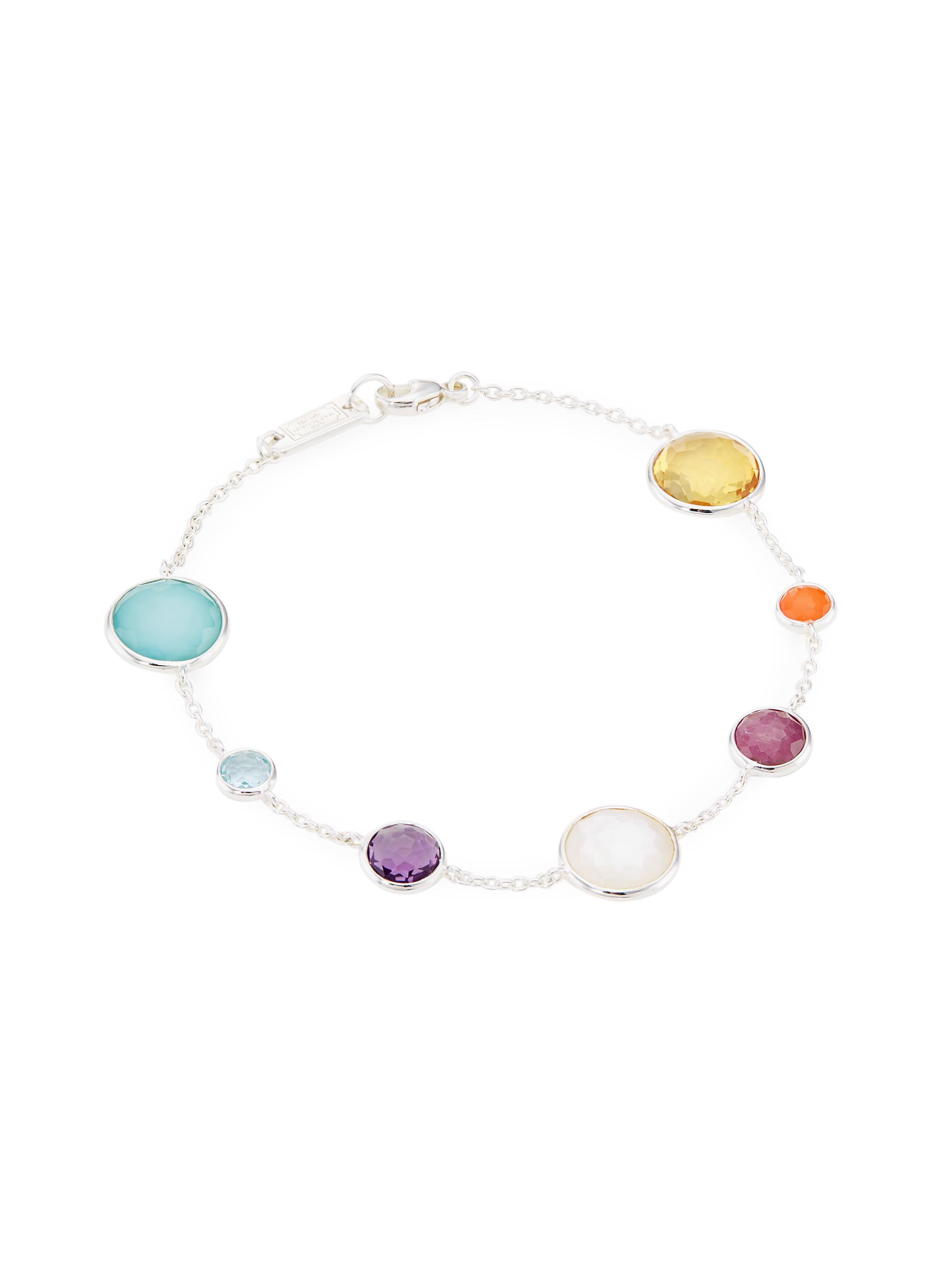 Ippolita Women's Lollipop Sterling Silver & 7-Stone Chain Bracelet - Silver