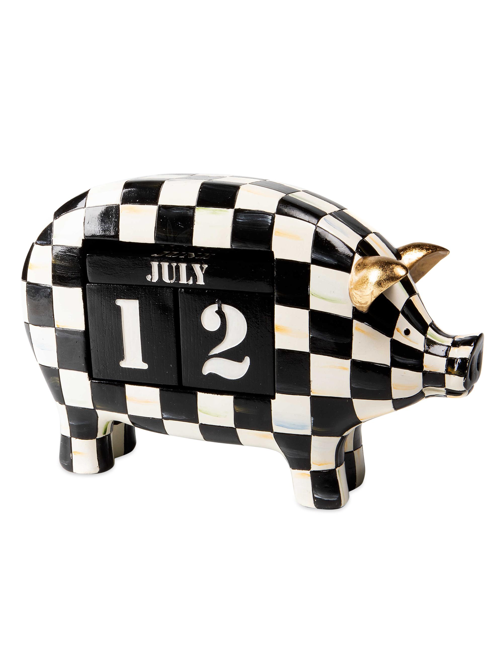 MacKenzie-Childs Pig Everlasting Calendar