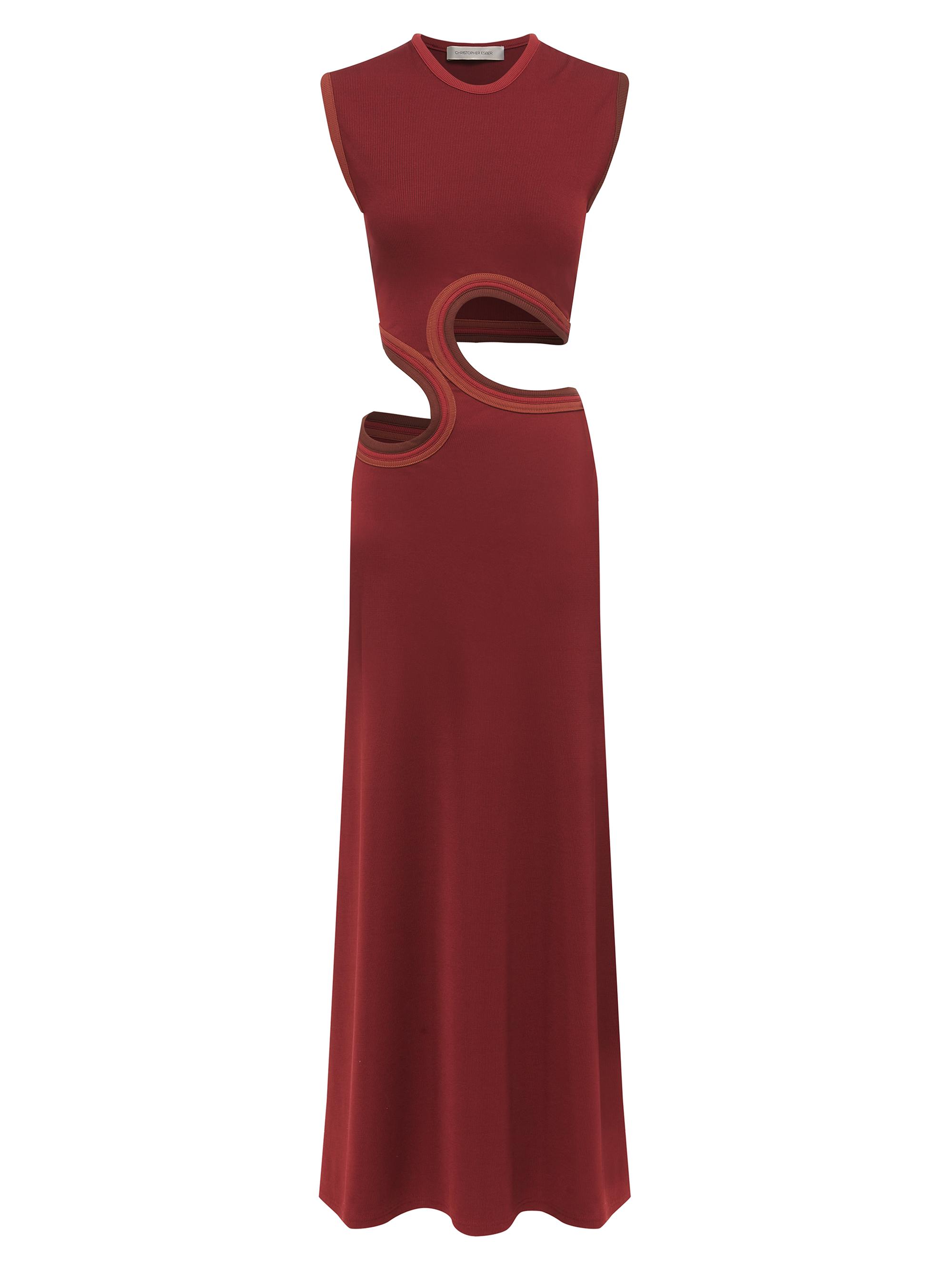 strapless open back dress Crystal Pin Dress - Christopher Esber main image 0