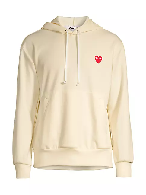 CDG Play Heart Double Sided Printed Hoodie