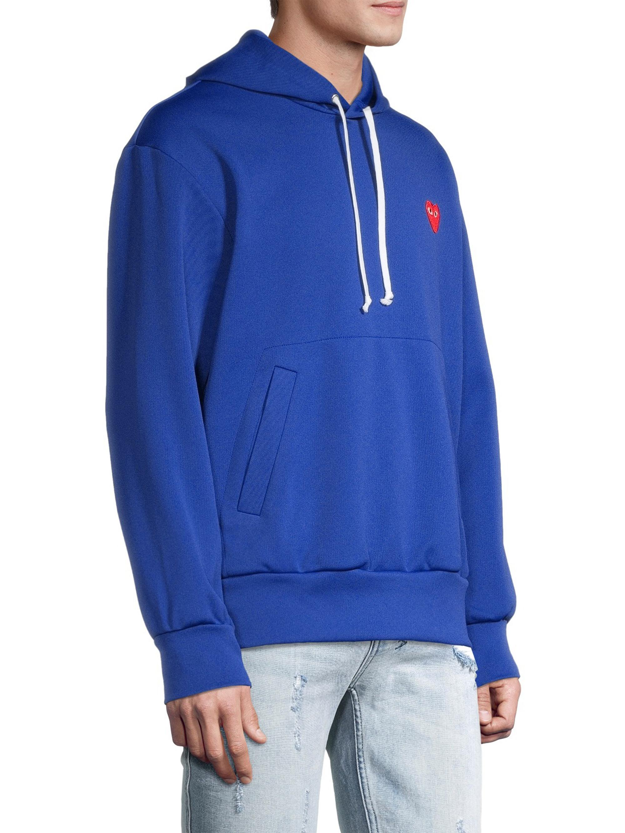 Comme des Garçons PLAY Red Heart Pullover Hoodie Sweatshirt Saks