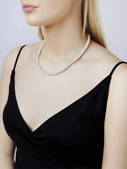 Saks Fifth Avenue Collection Women's Akoya Pearl Necklace