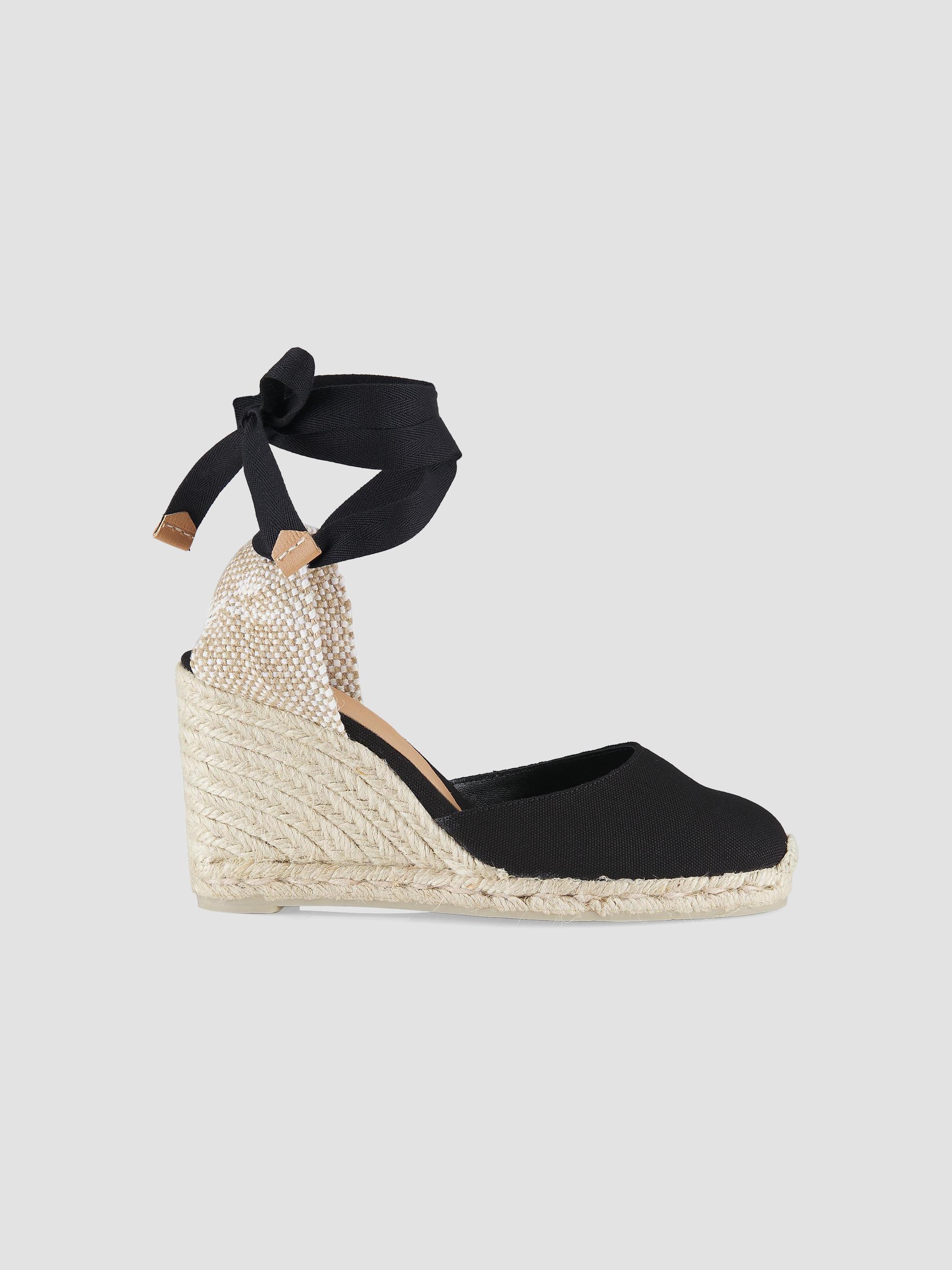 Castañer Women's Carina Espadrille Wedges - Black | Thumbnail 7