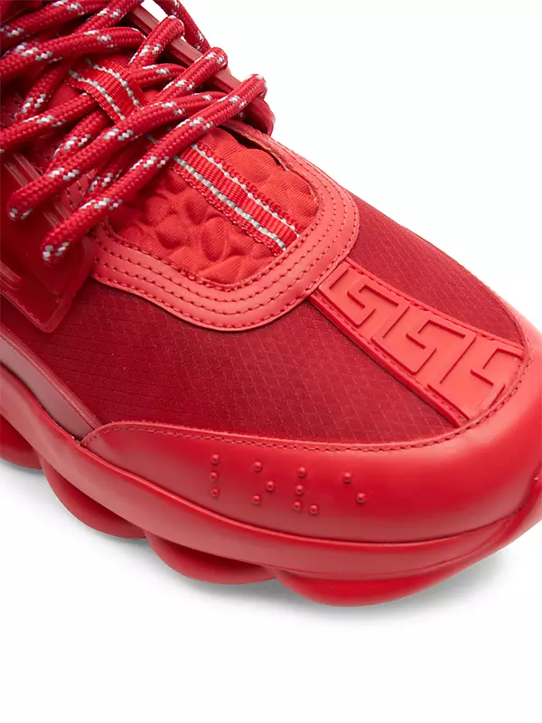 Versace Chain Reaction 2 Chainz Red - Red - Low-top Sneakers